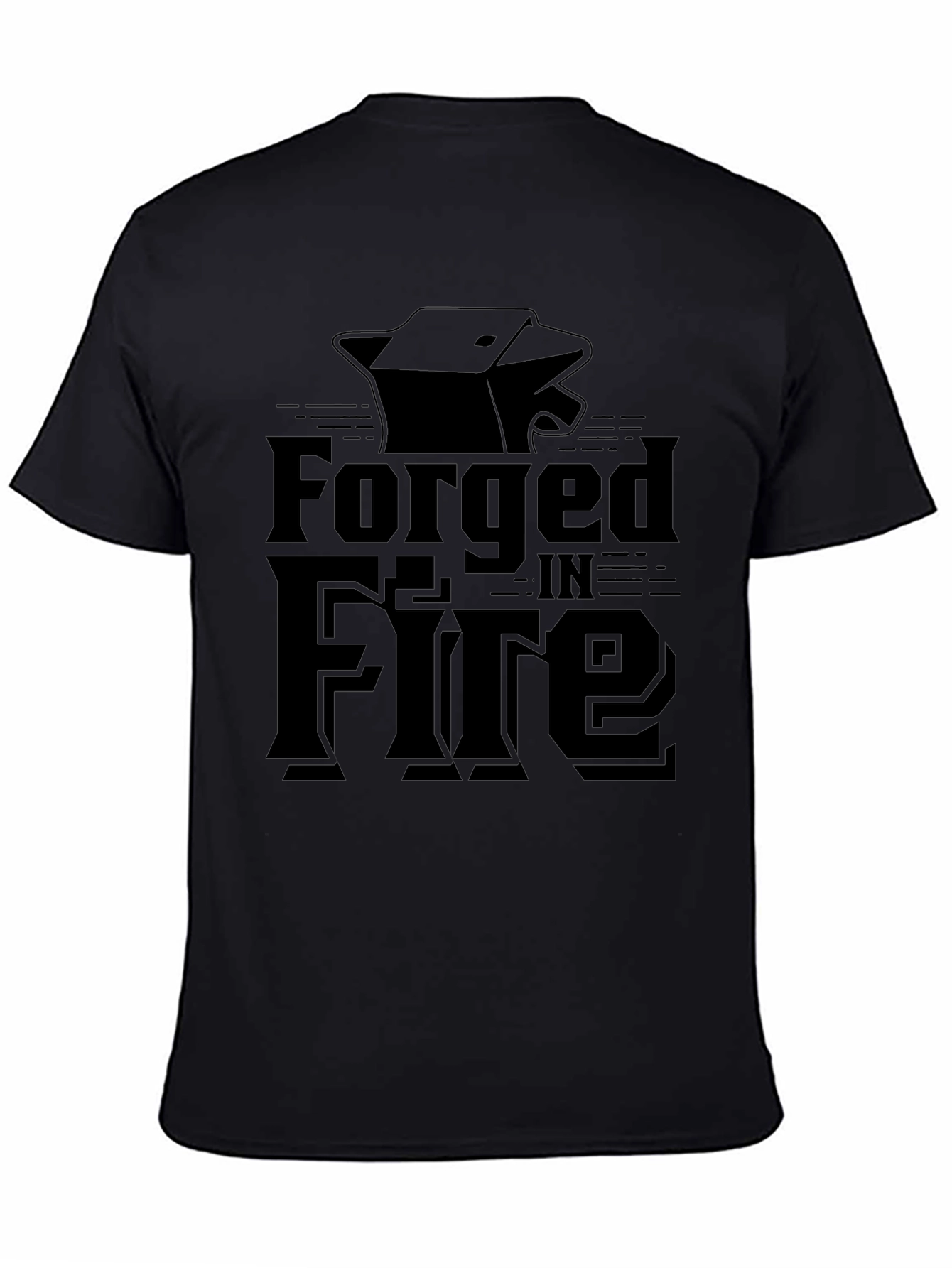 Forged In Fire Black Graphic Tee