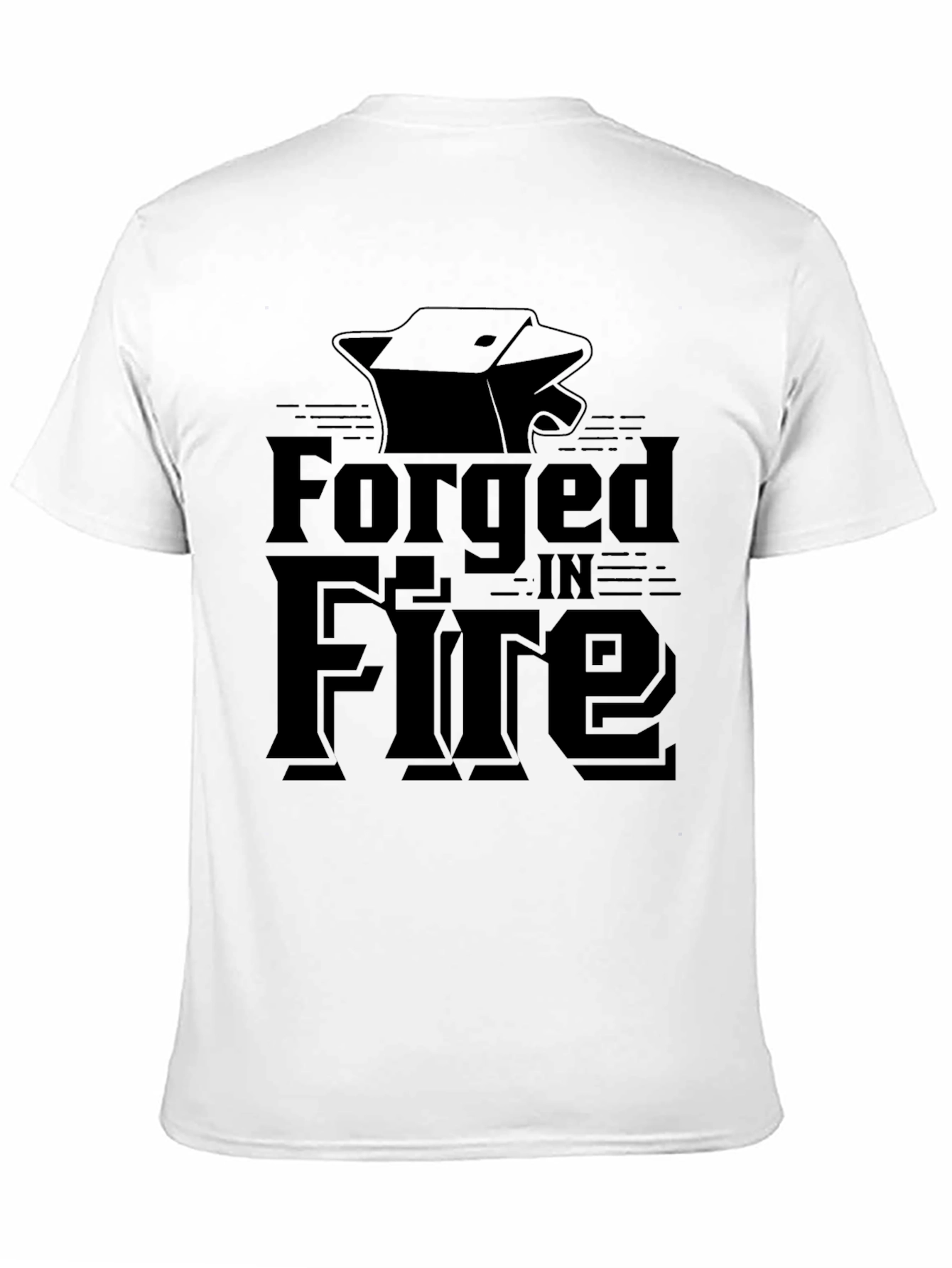 Forged In Fire Black Graphic Tee