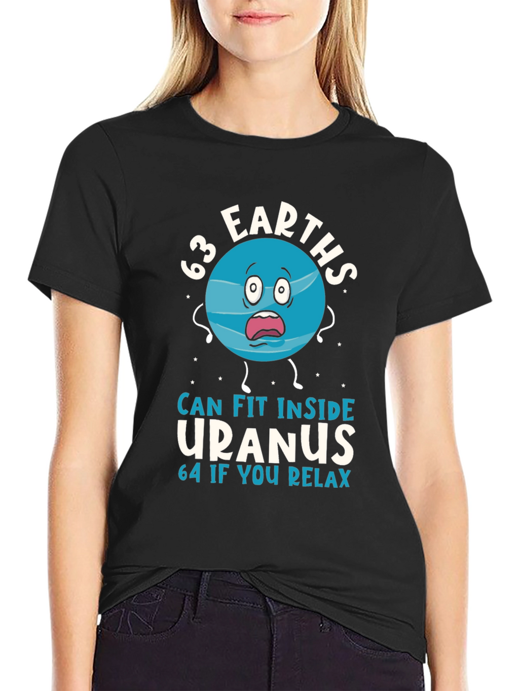 63 Earths Uranus Funny Humor T-Shirt