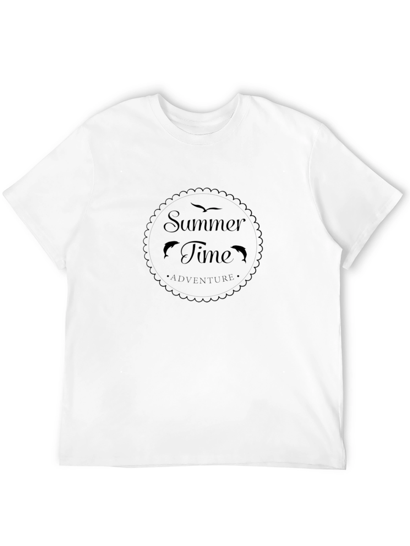 Summer Time Adventure Black T-Shirt