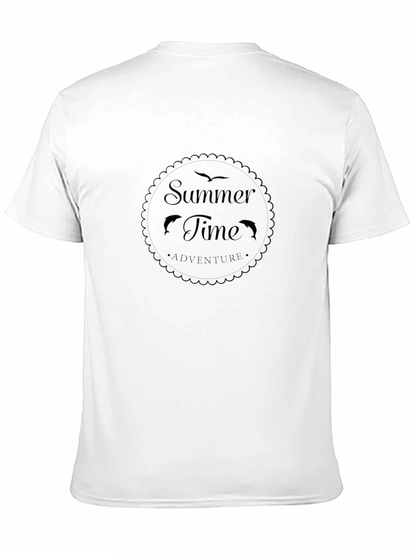 Summer Time Adventure Black T-Shirt