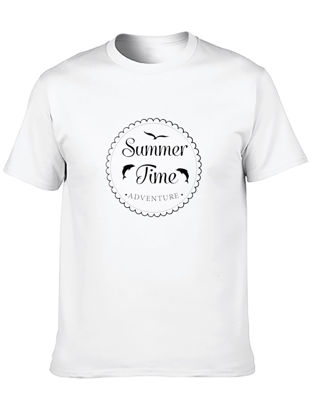Summer Time Adventure Black T-Shirt