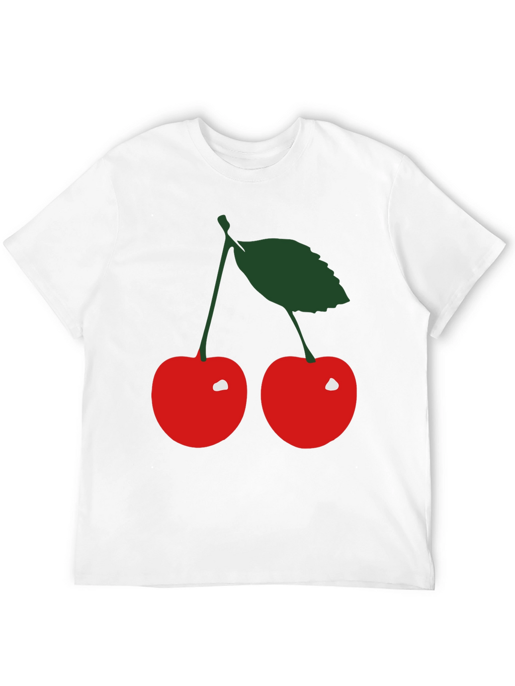 Cherry Graphic Black T-Shirt