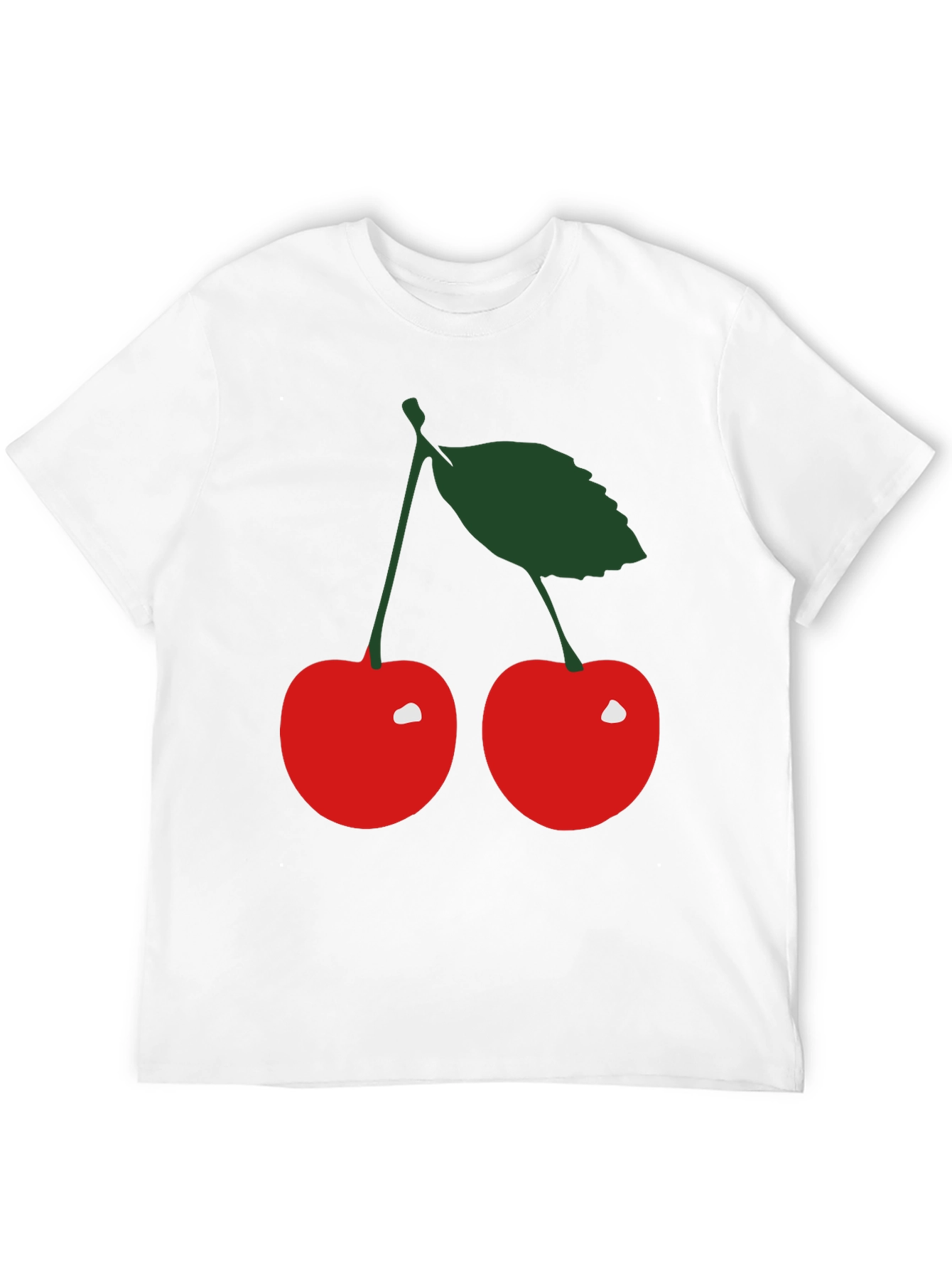 Cherry Graphic Black T-Shirt