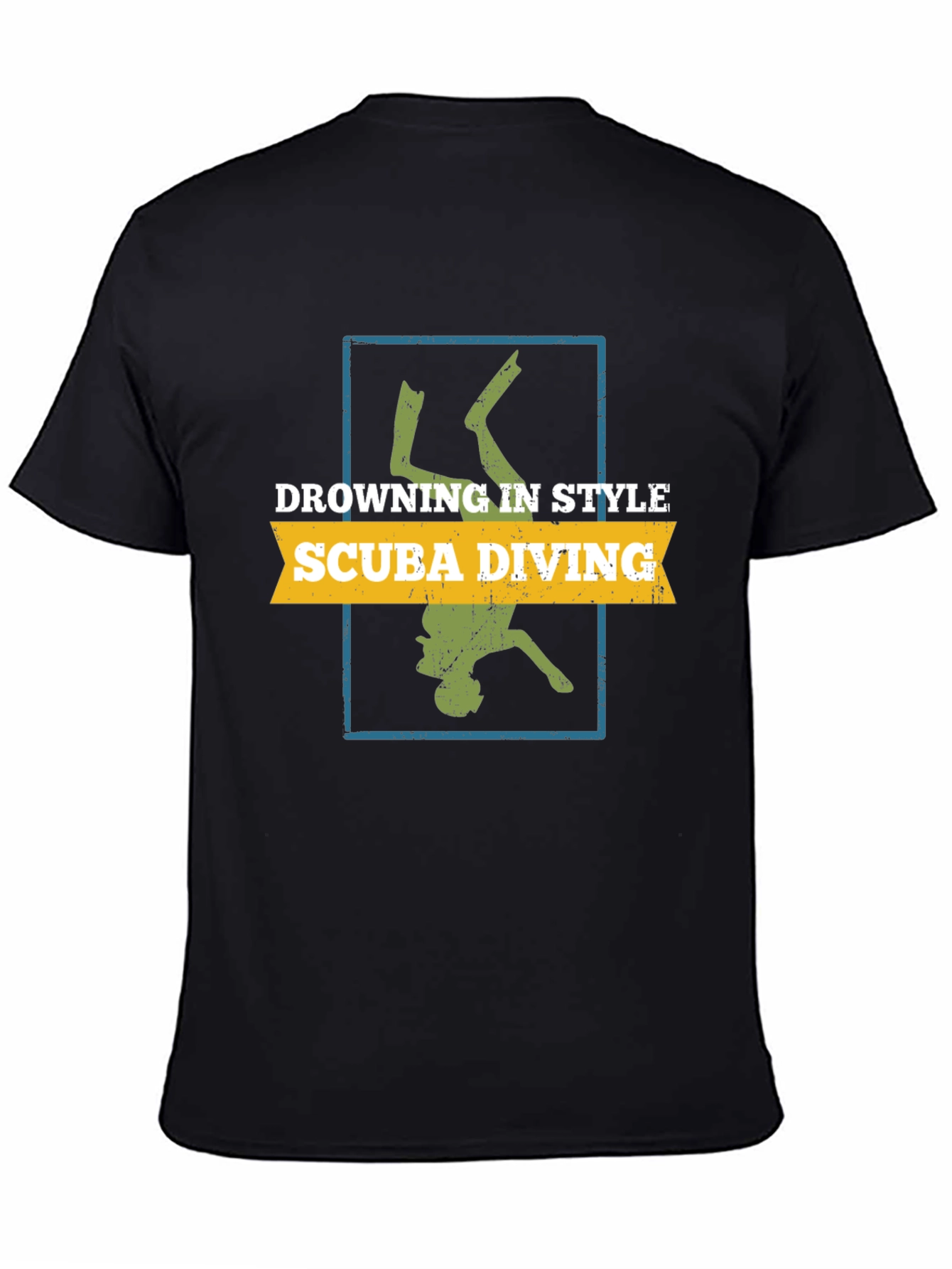 Scuba Diving Style Tee - Diver Silhouette