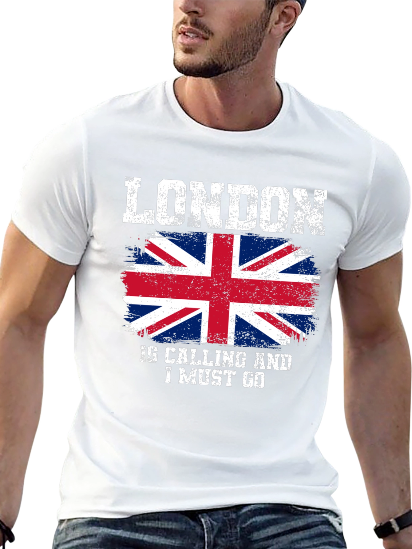London Calling T-Shirt - UK Flag Graphic Tee