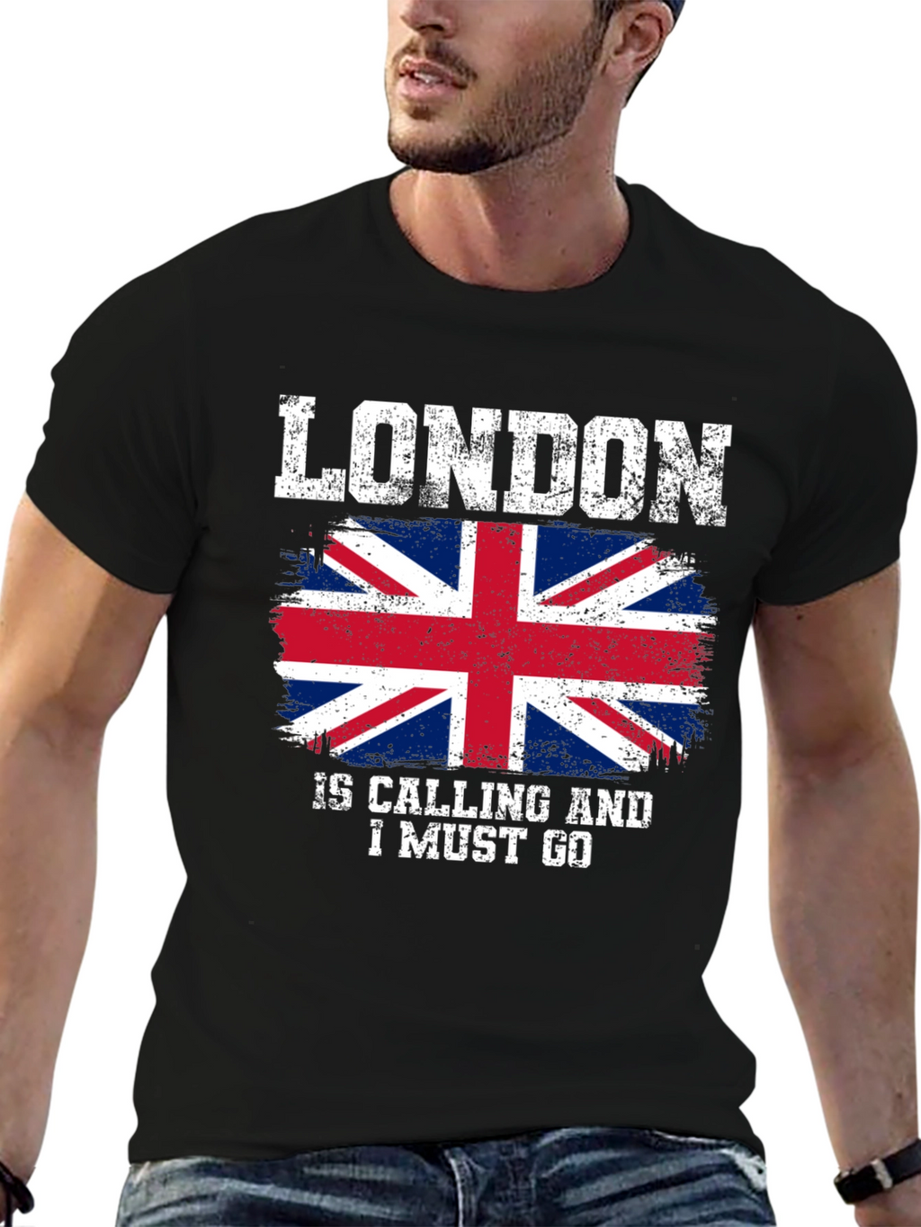 London Calling T-Shirt - UK Flag Graphic Tee