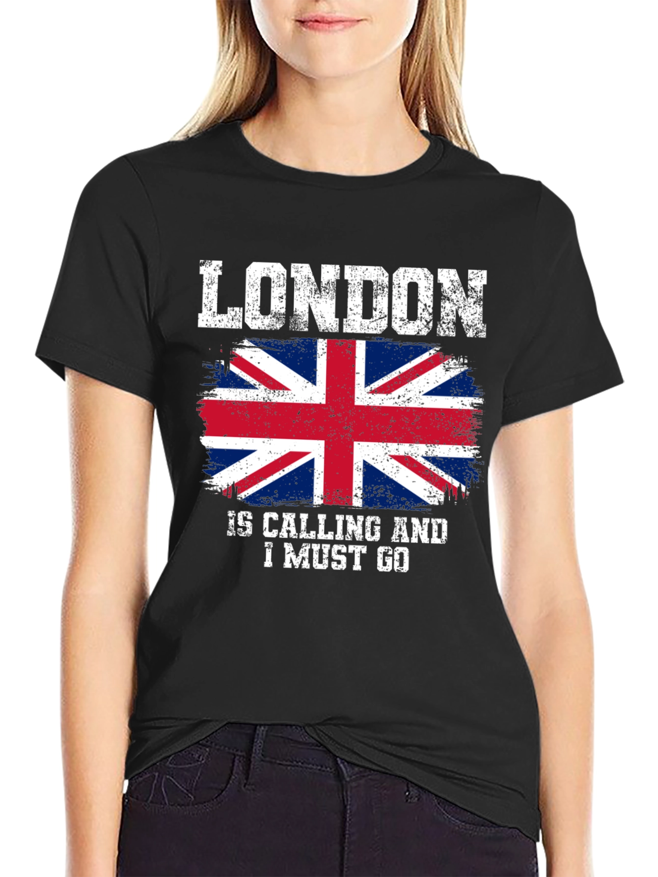 London Calling T-Shirt - UK Flag Graphic Tee