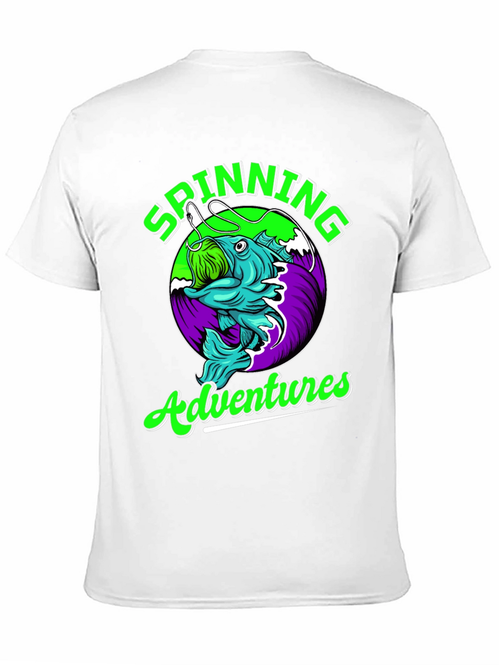 Spinning Adventures Fishing T-Shirt