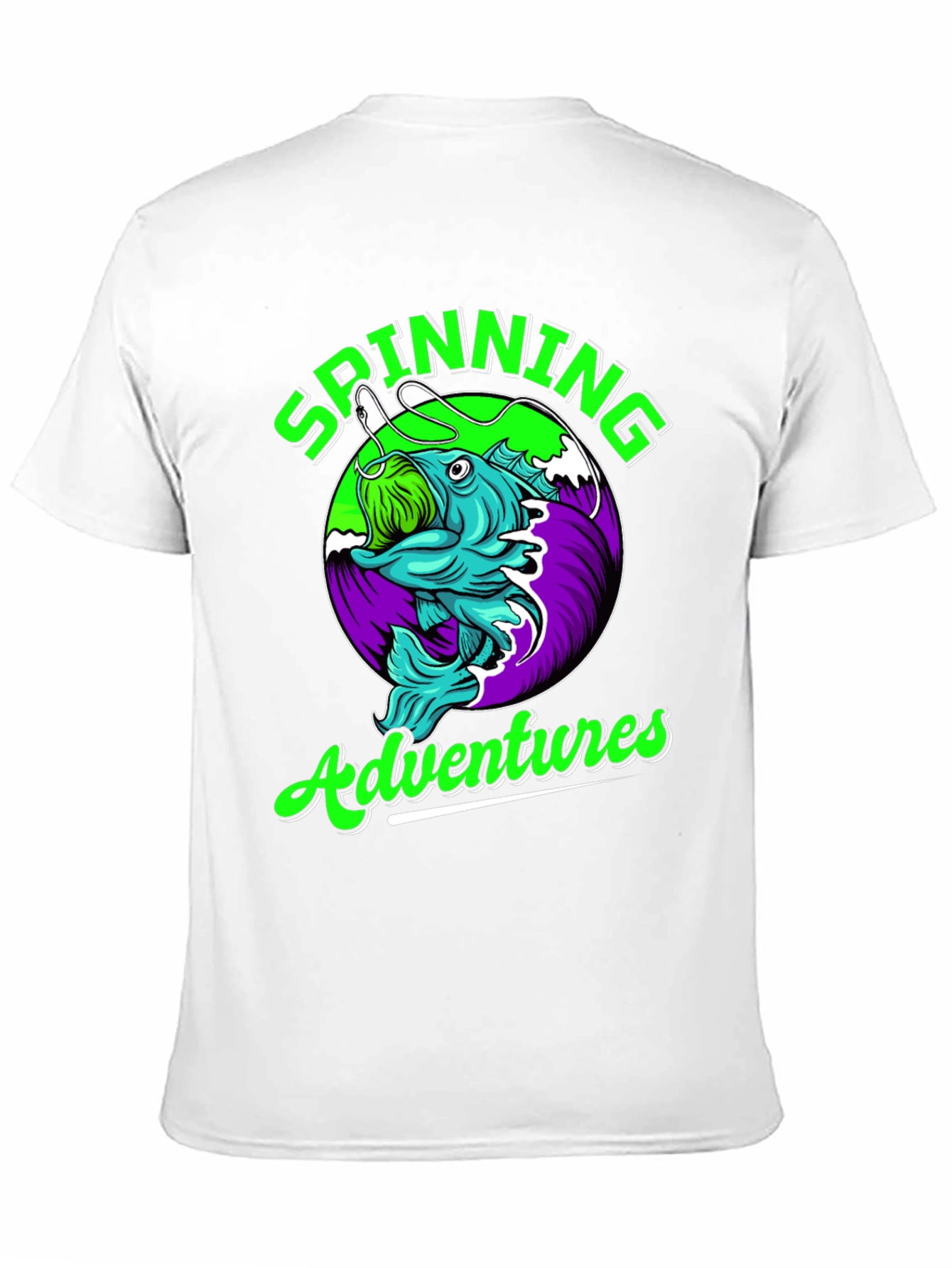 Spinning Adventures Fishing T-Shirt