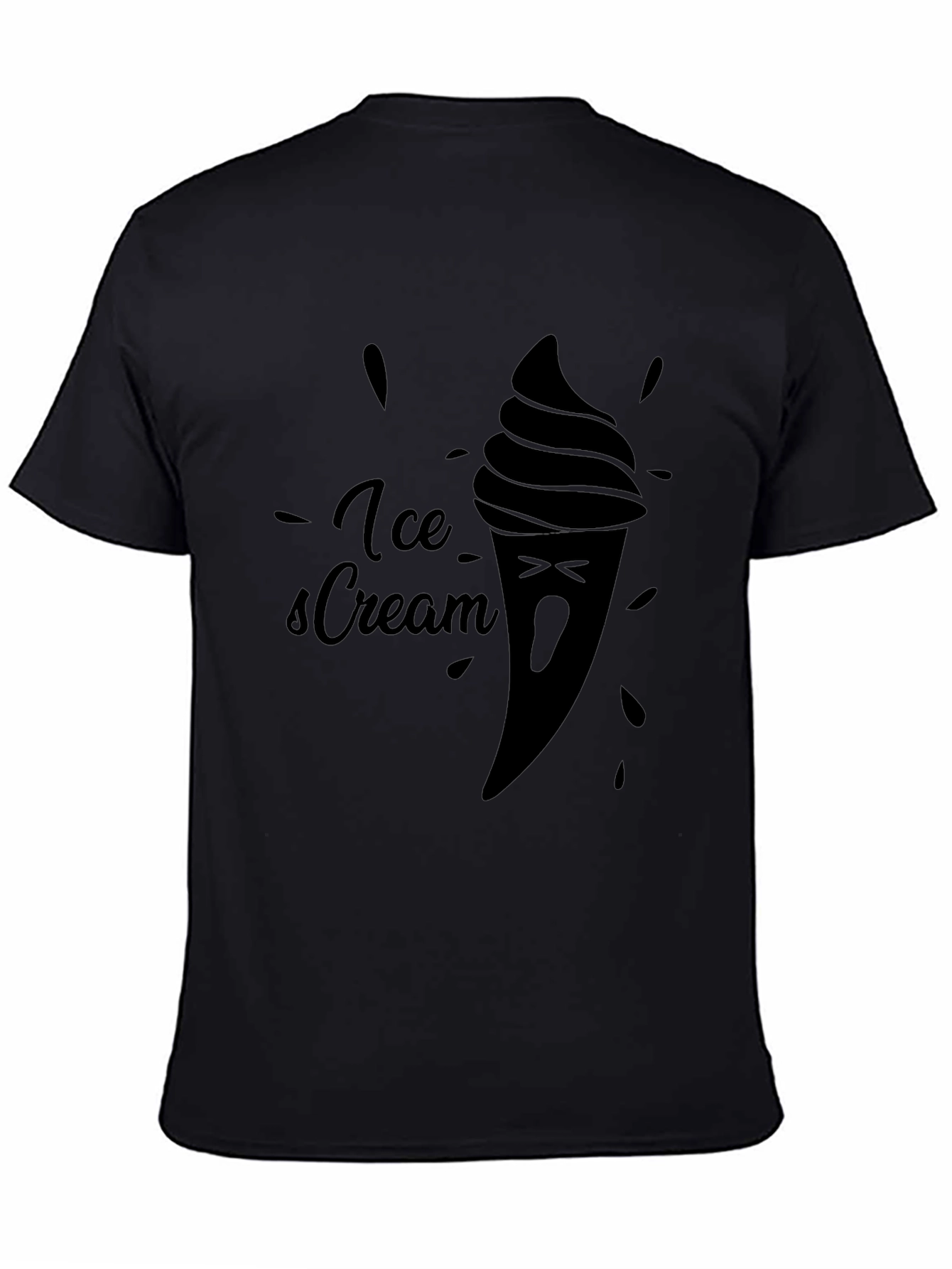 Ice Cream Graphic Tee - Soft Cotton Comfort