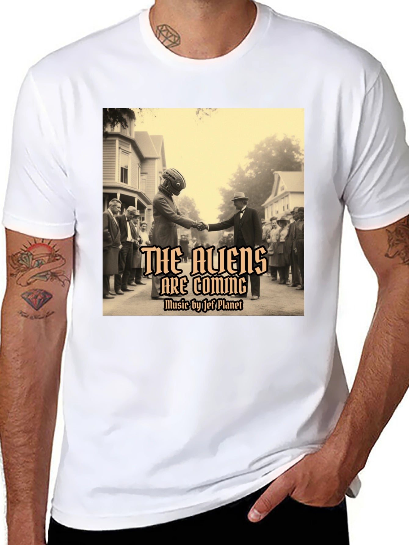 The Aliens Are Coming Music T-Shirt