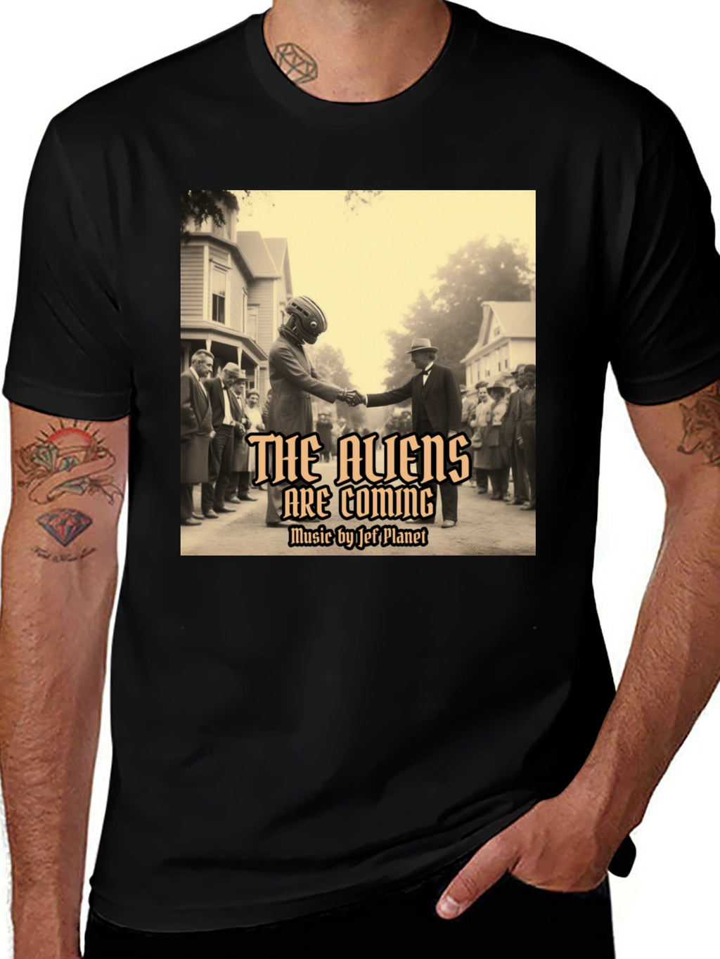 The Aliens Are Coming Music T-Shirt