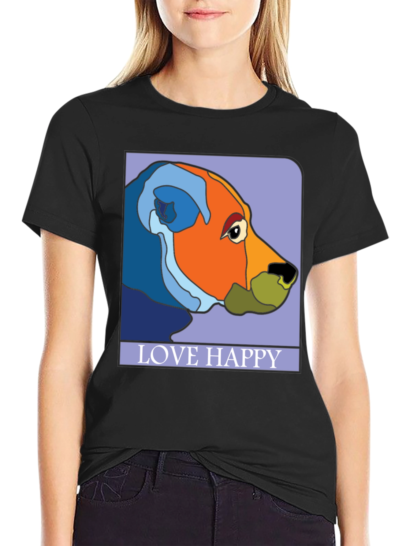 Love Happy Art T-Shirt - Stylish Graphic Tee