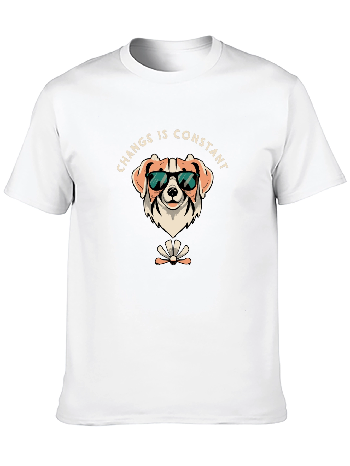 Funny Dog T-Shirt - Changs is Constant