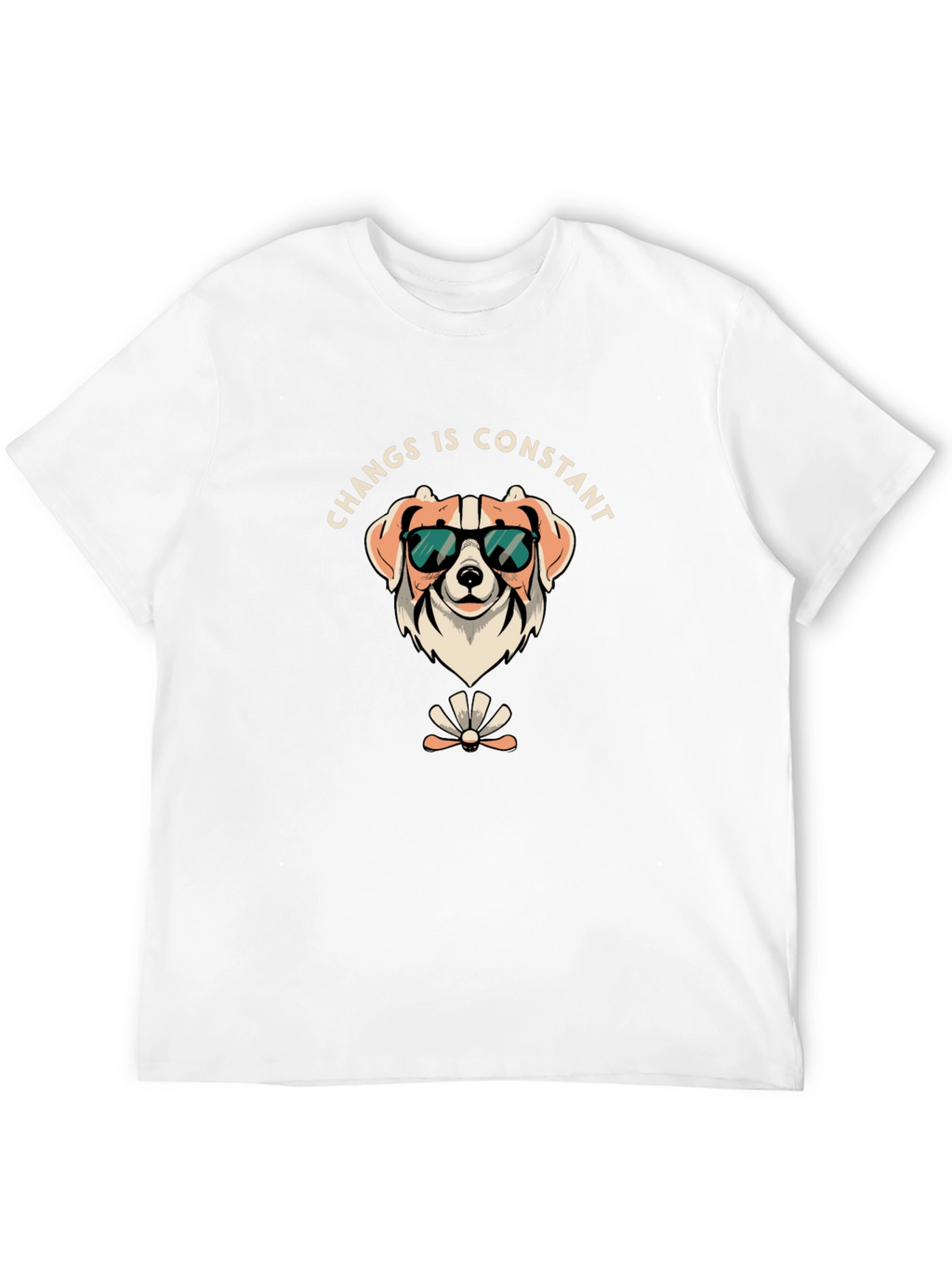 Funny Dog T-Shirt - Changs is Constant