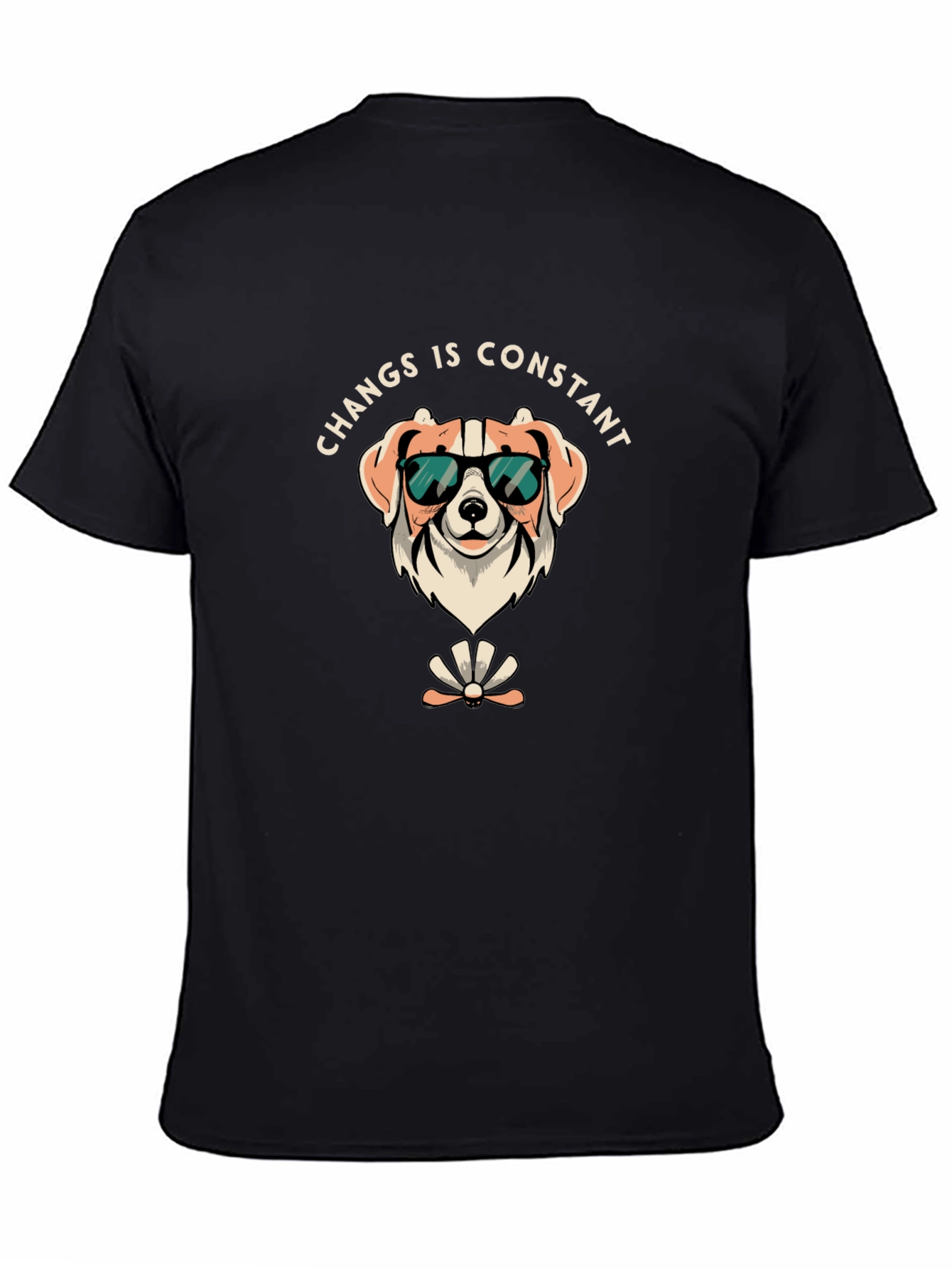 Funny Dog T-Shirt - Changs is Constant