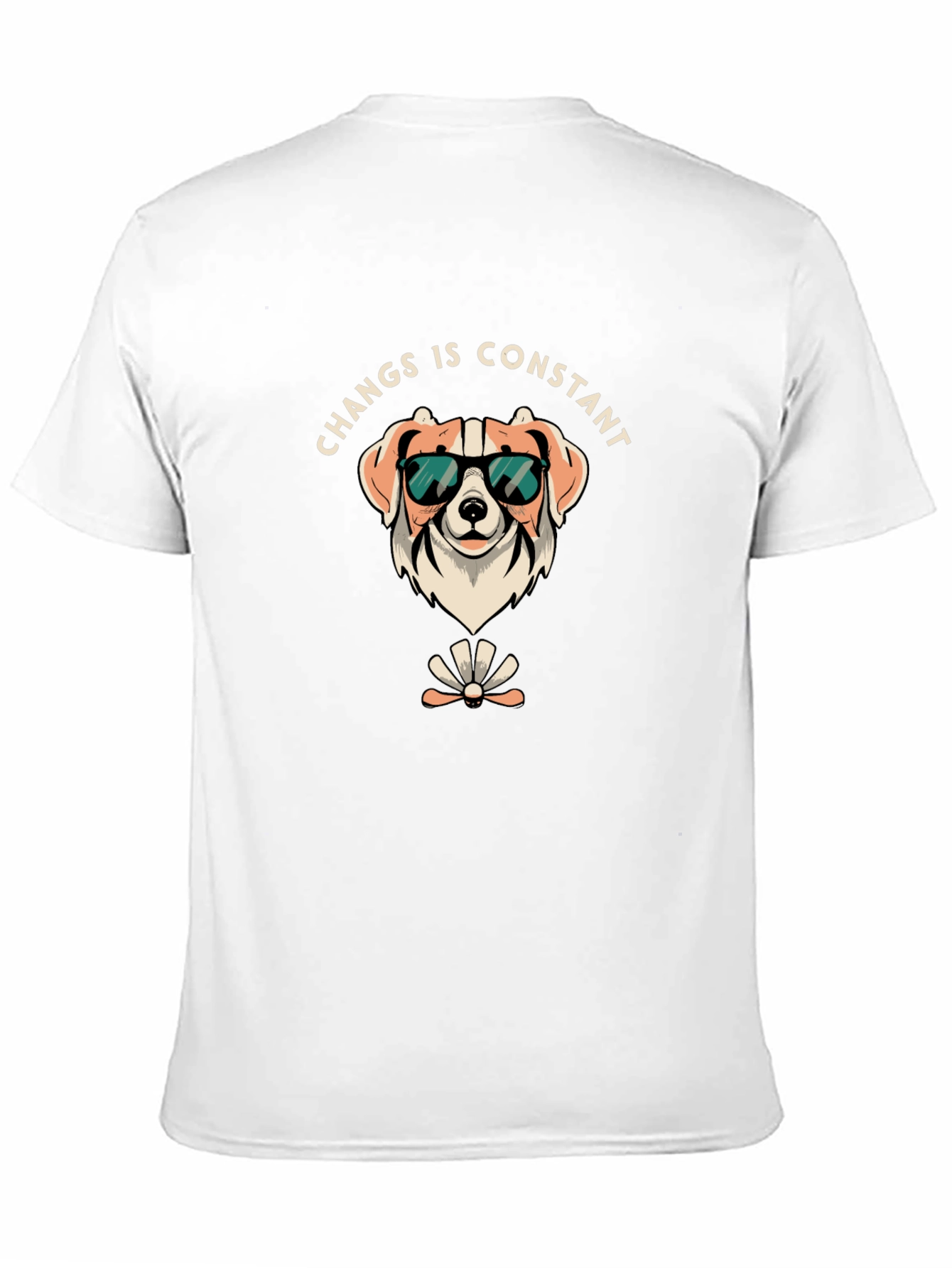 Funny Dog T-Shirt - Changs is Constant