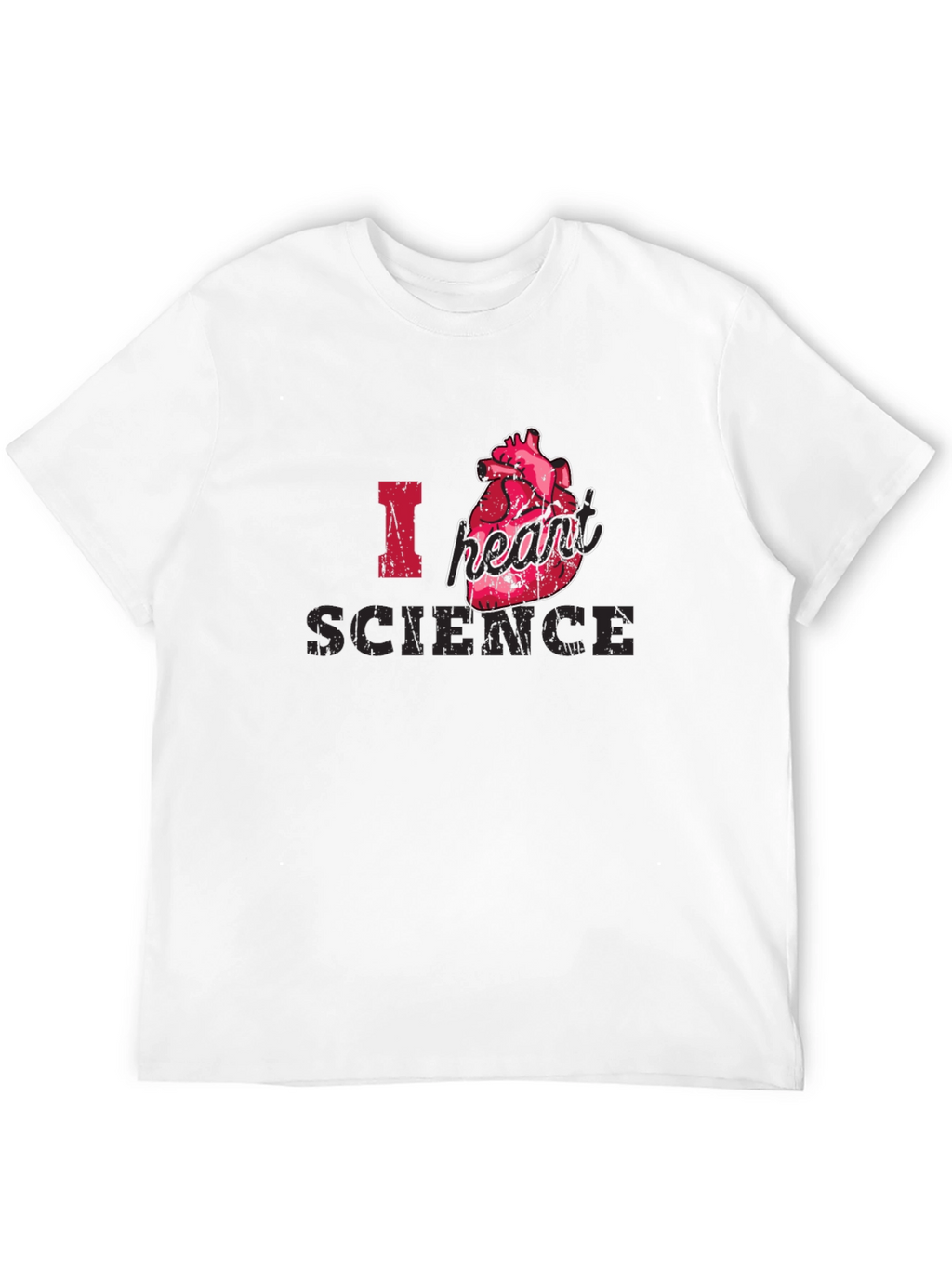 I Heart Science T-Shirt - Anatomical Heart Design