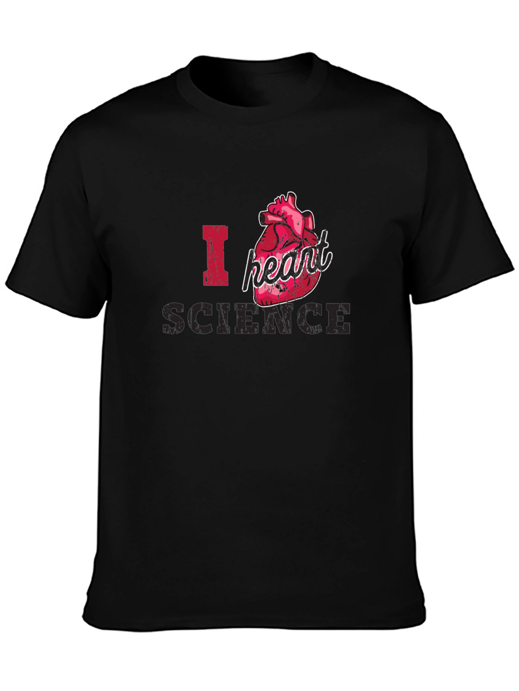 I Heart Science T-Shirt - Anatomical Heart Design