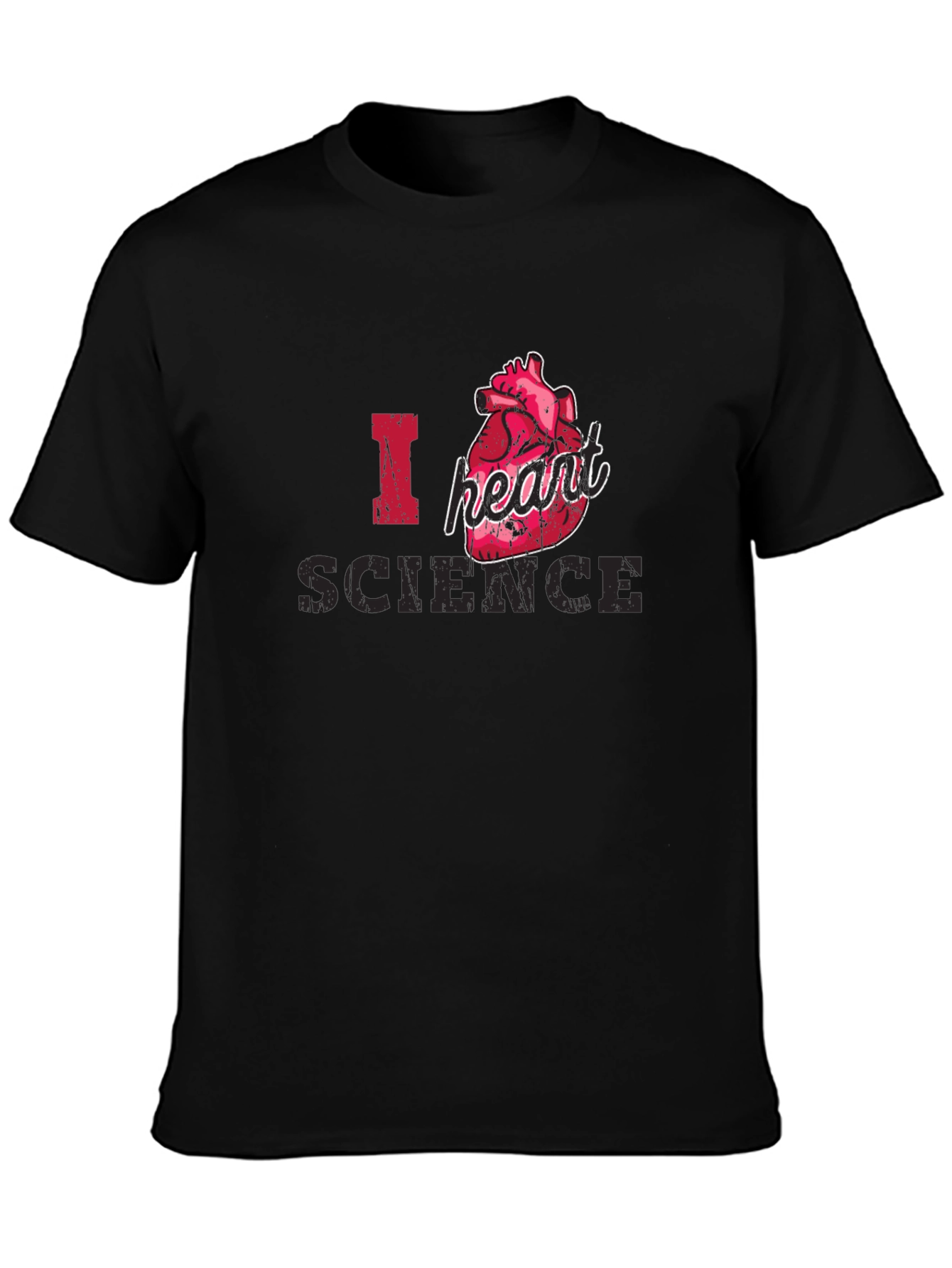 I Heart Science T-Shirt - Anatomical Heart Design