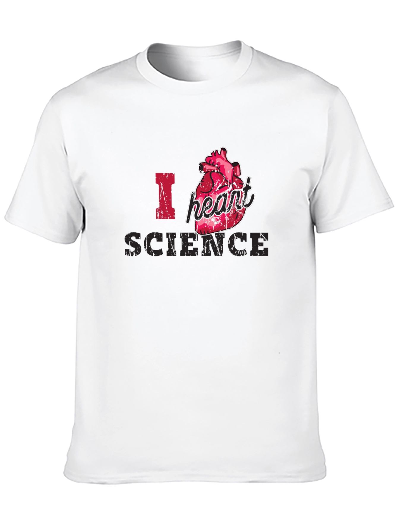 I Heart Science T-Shirt - Anatomical Heart Design
