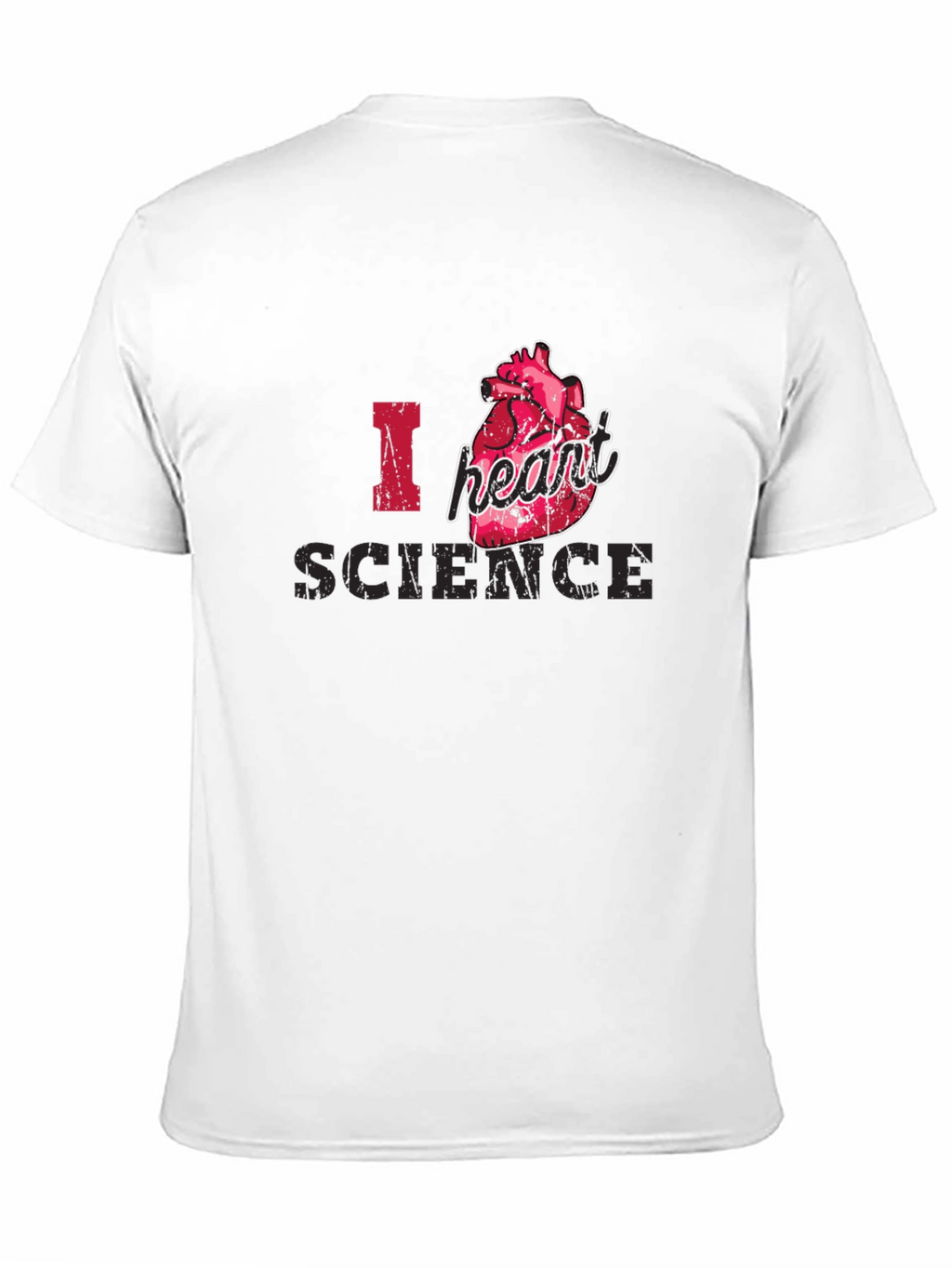I Heart Science T-Shirt - Anatomical Heart Design