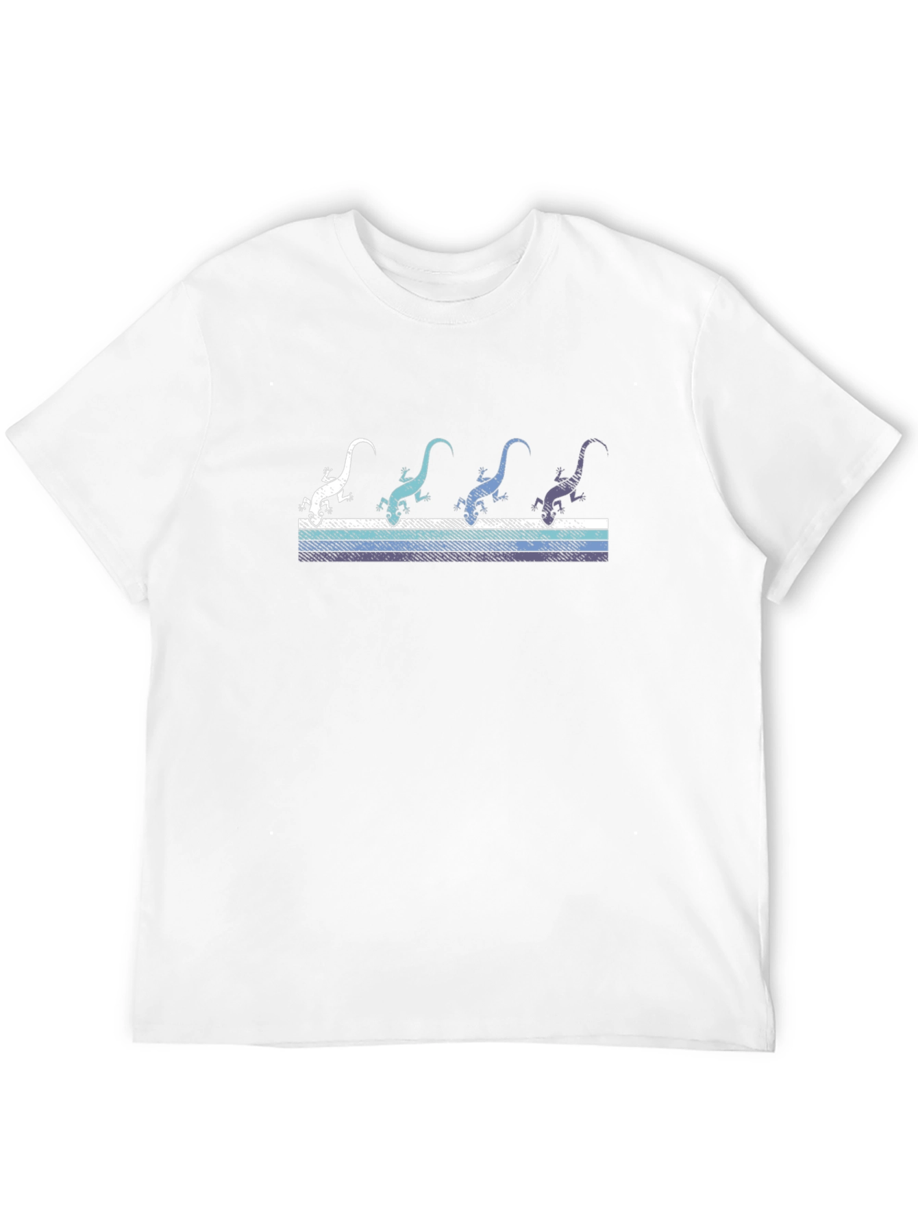 Retro Lizard Graphic Tee - Cool Reptile Design