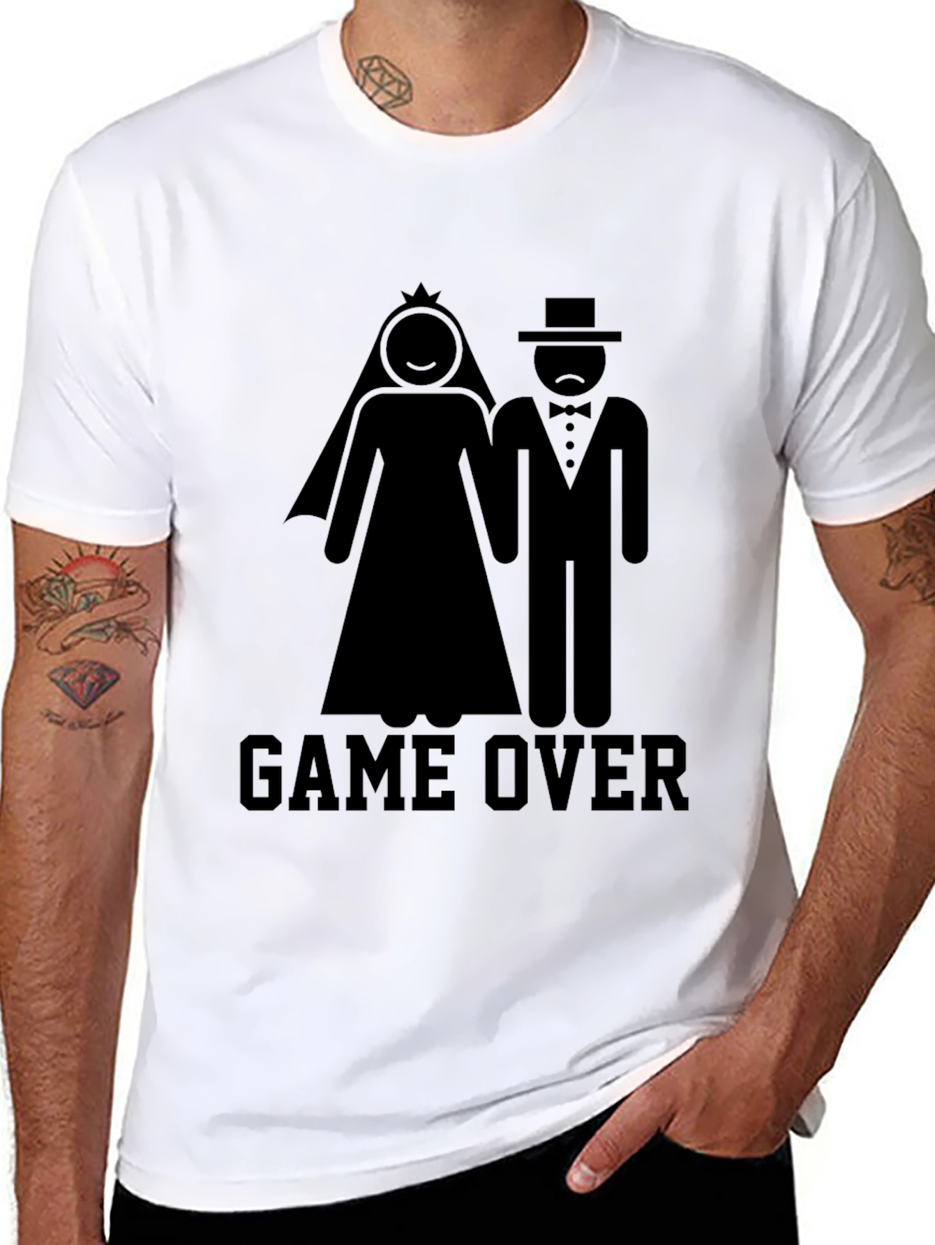 Game Over Wedding T-Shirt