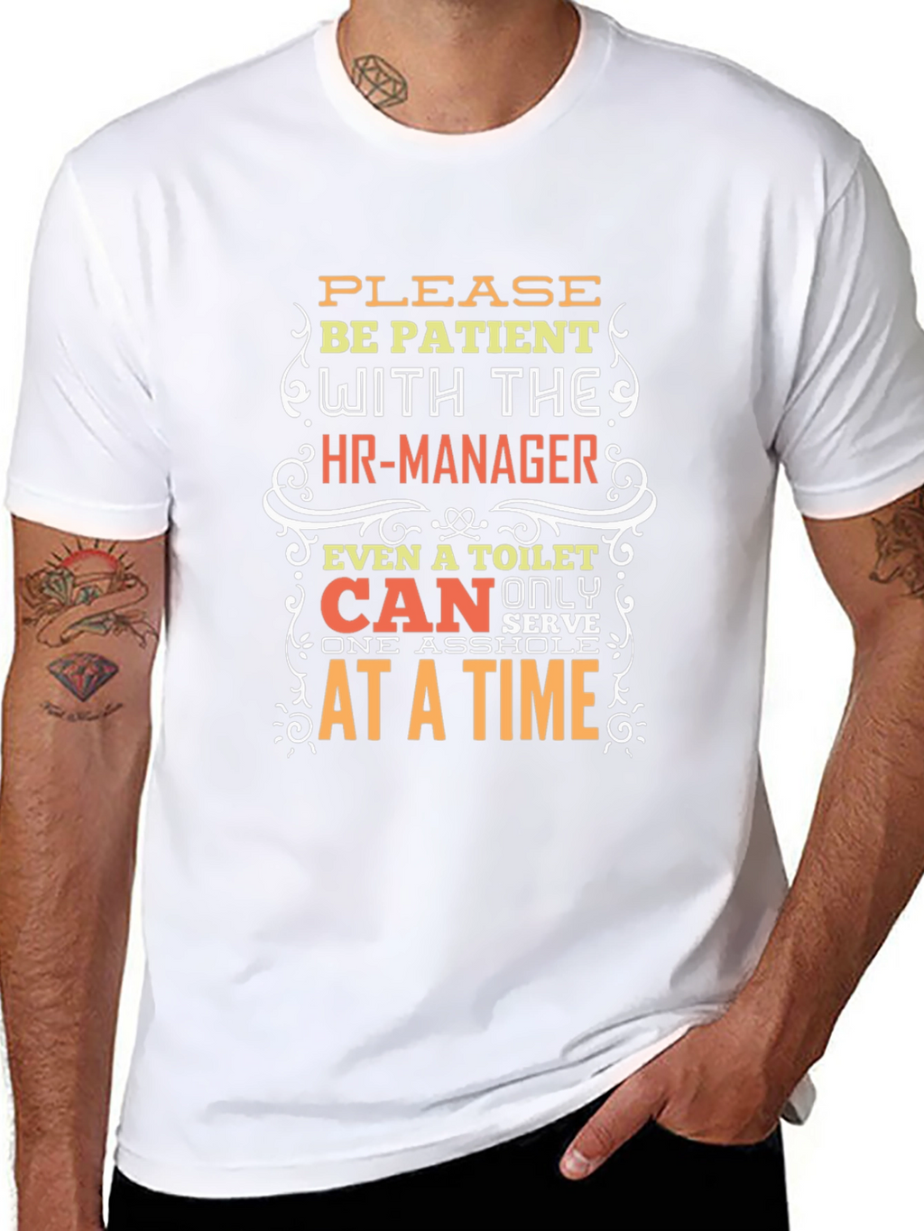 Funny HR-Manager T-Shirt: Please Be Patient