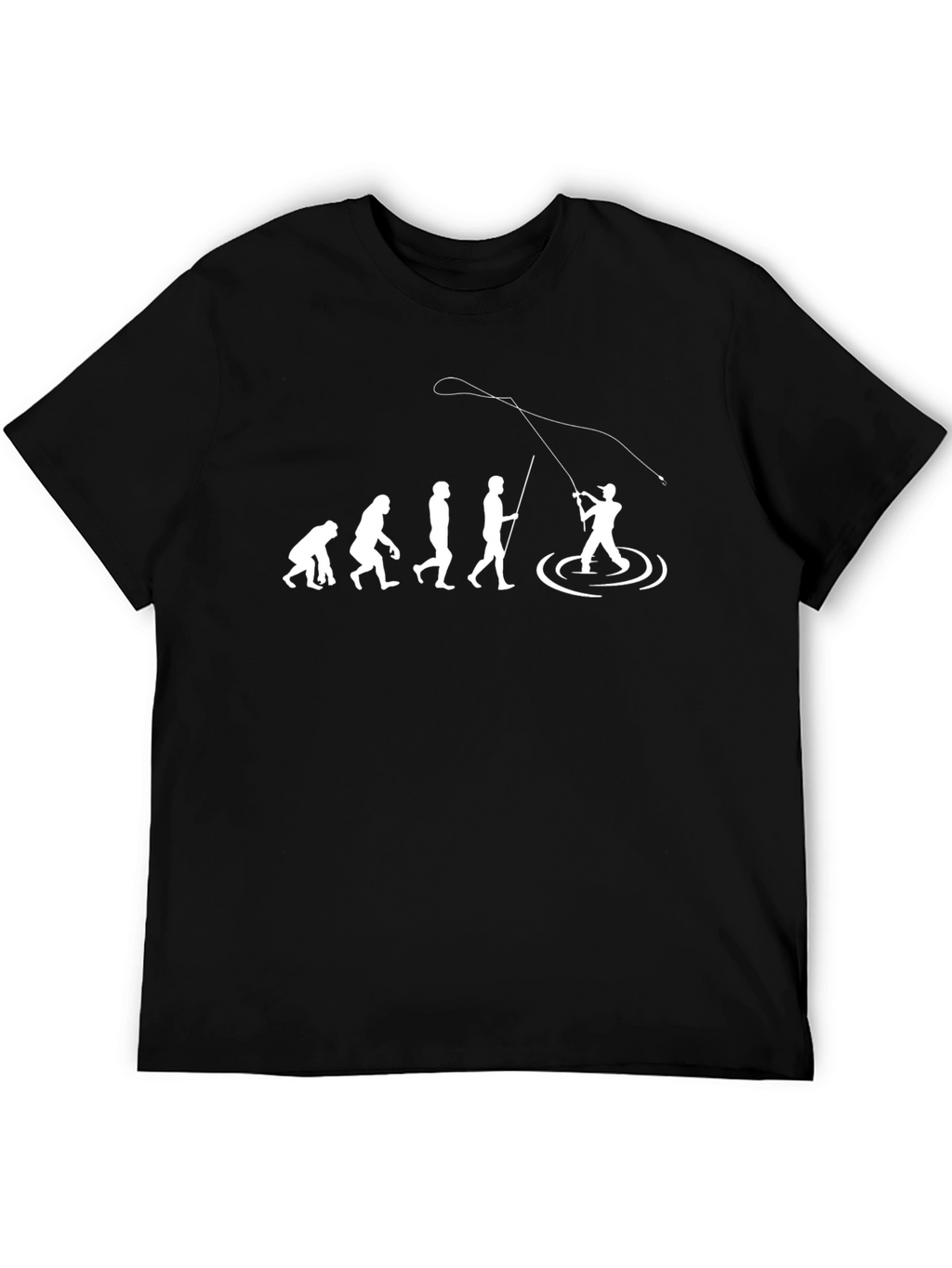 Evolution of Angler T-Shirt - Black