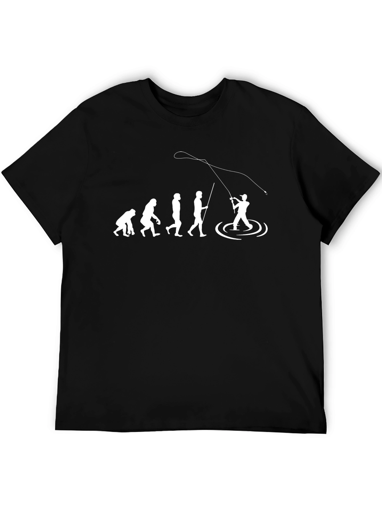 Evolution of Angler T-Shirt - Black