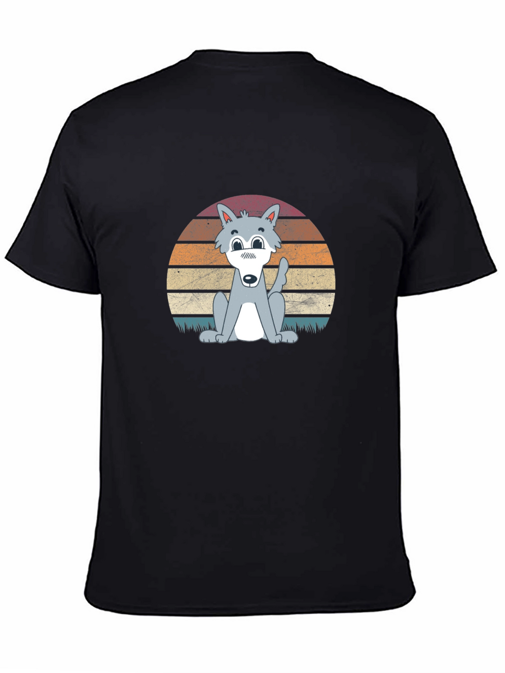 Wolf Graphic T-Shirt - Retro Style Comfort