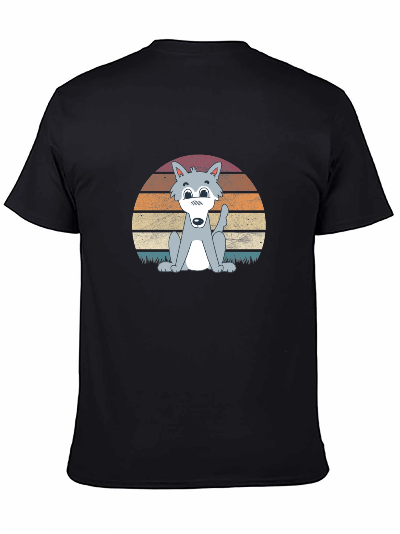 Wolf Graphic T-Shirt - Retro Style Comfort