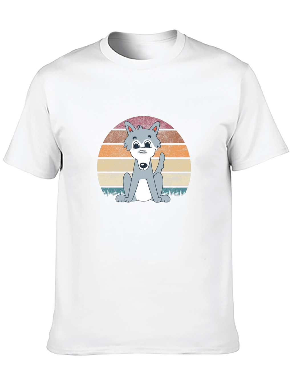 Wolf Graphic T-Shirt - Retro Style Comfort