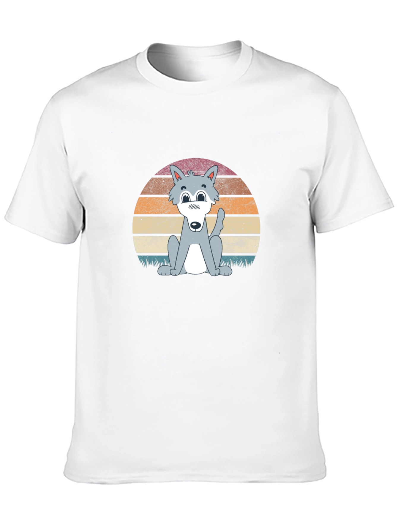 Wolf Graphic T-Shirt - Retro Style Comfort
