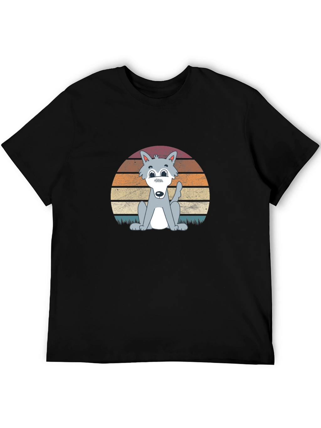 Wolf Graphic T-Shirt - Retro Style Comfort