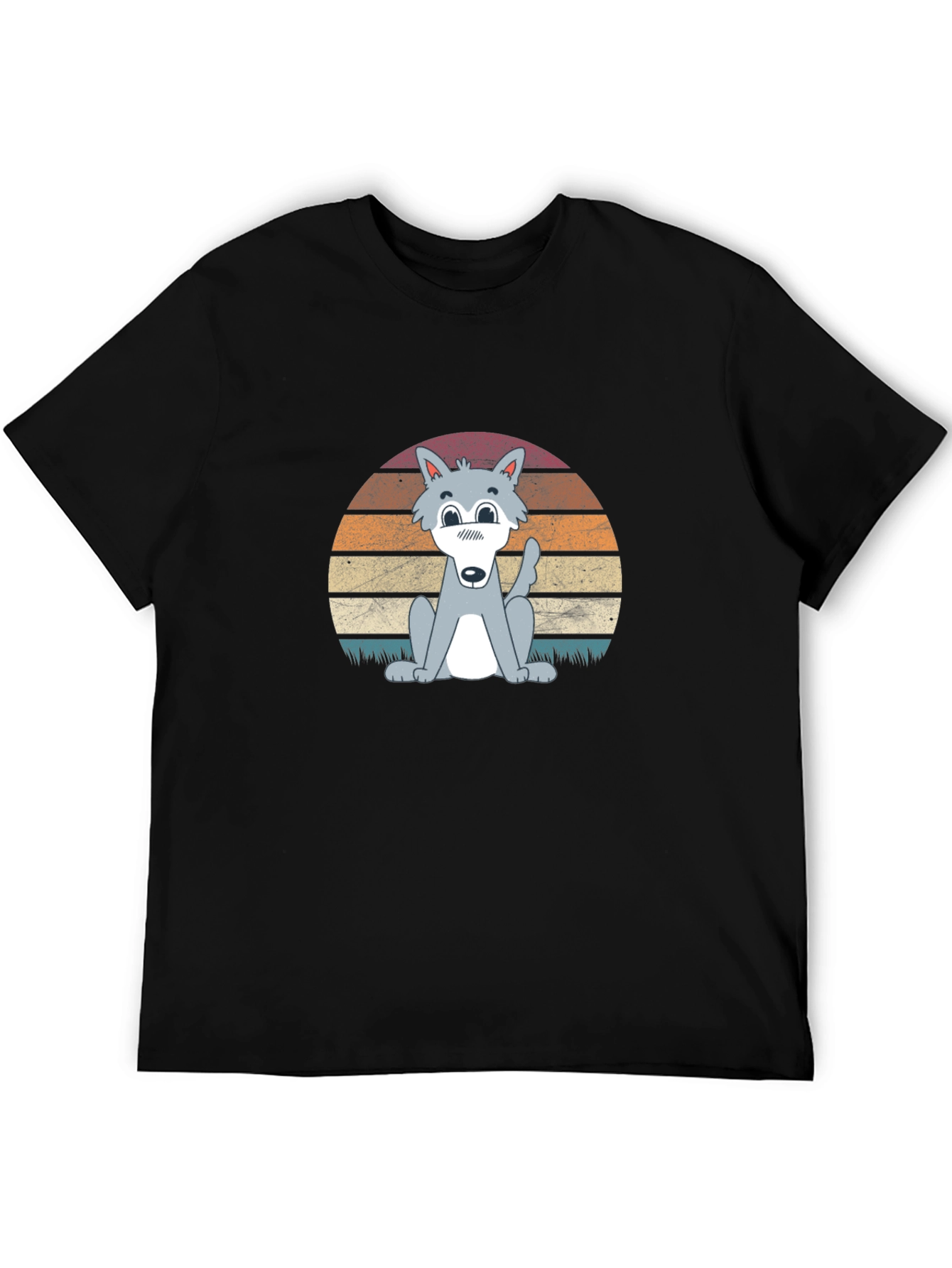 Wolf Graphic T-Shirt - Retro Style Comfort