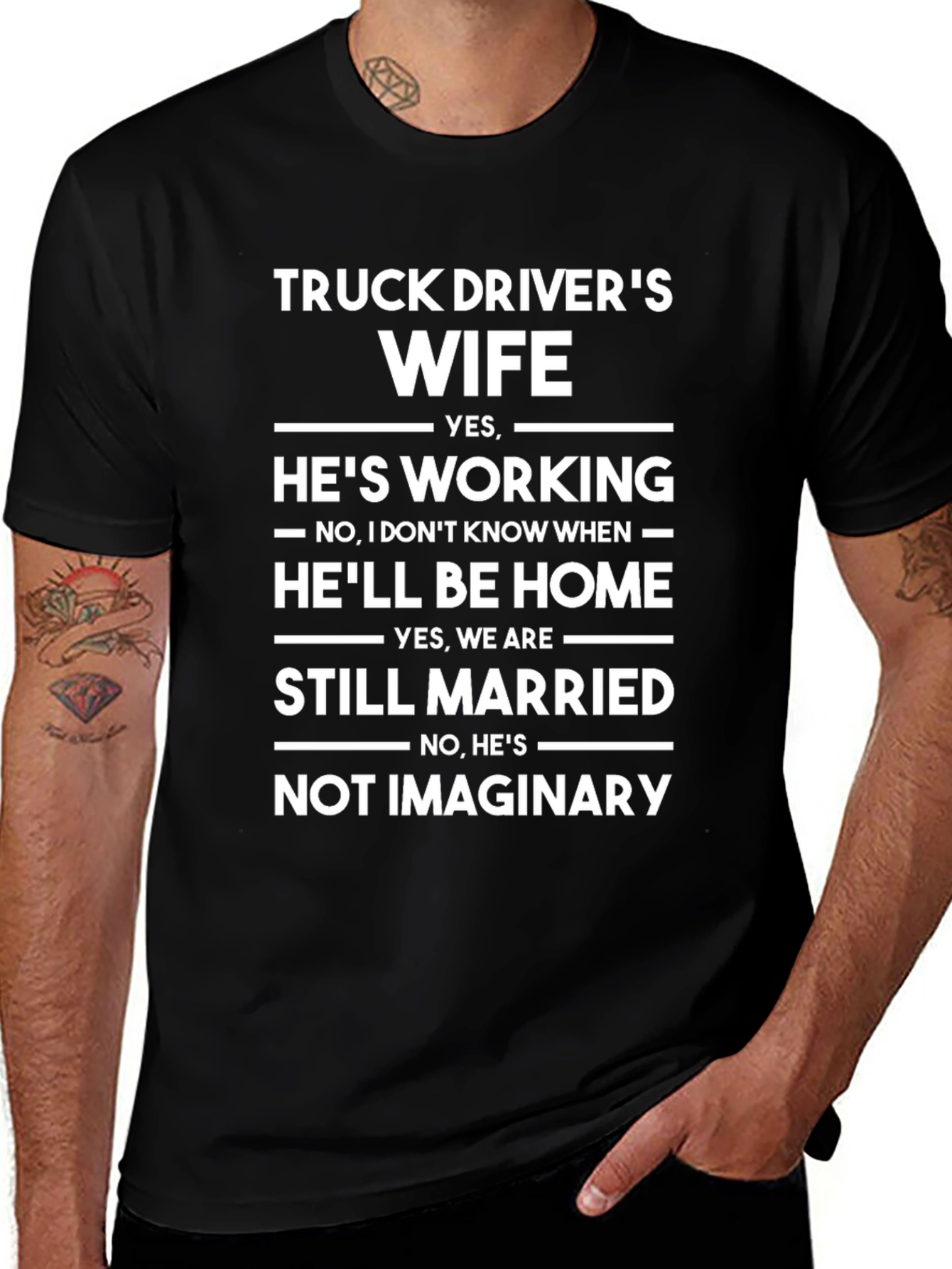 Truck Drivers Wife T-Shirt
