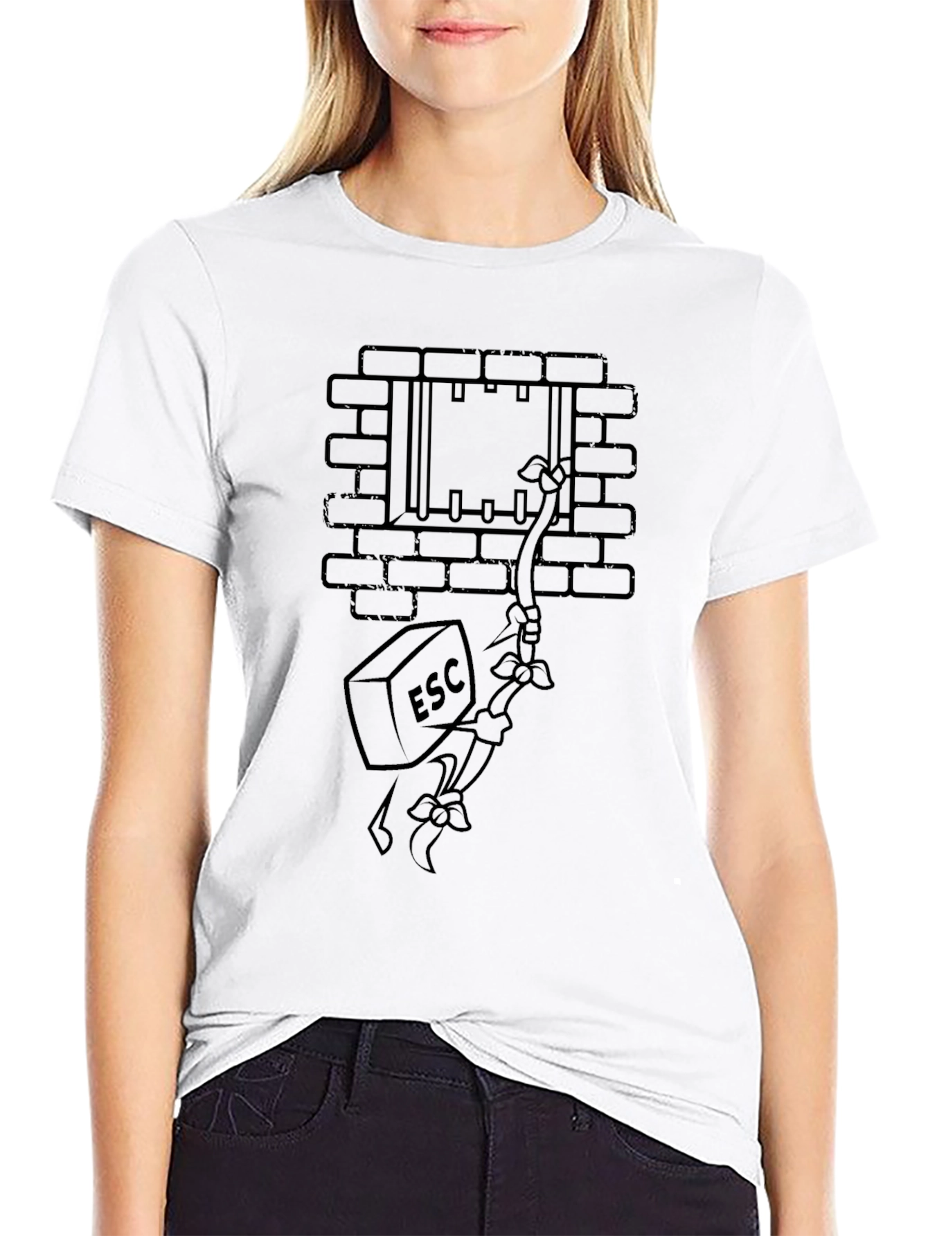 Escape Key T-Shirt - Funny Programmer Design