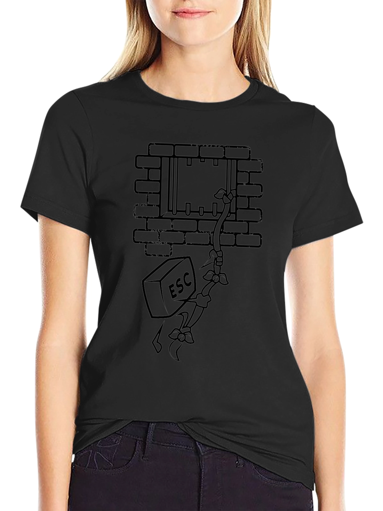 Escape Key T-Shirt - Funny Programmer Design