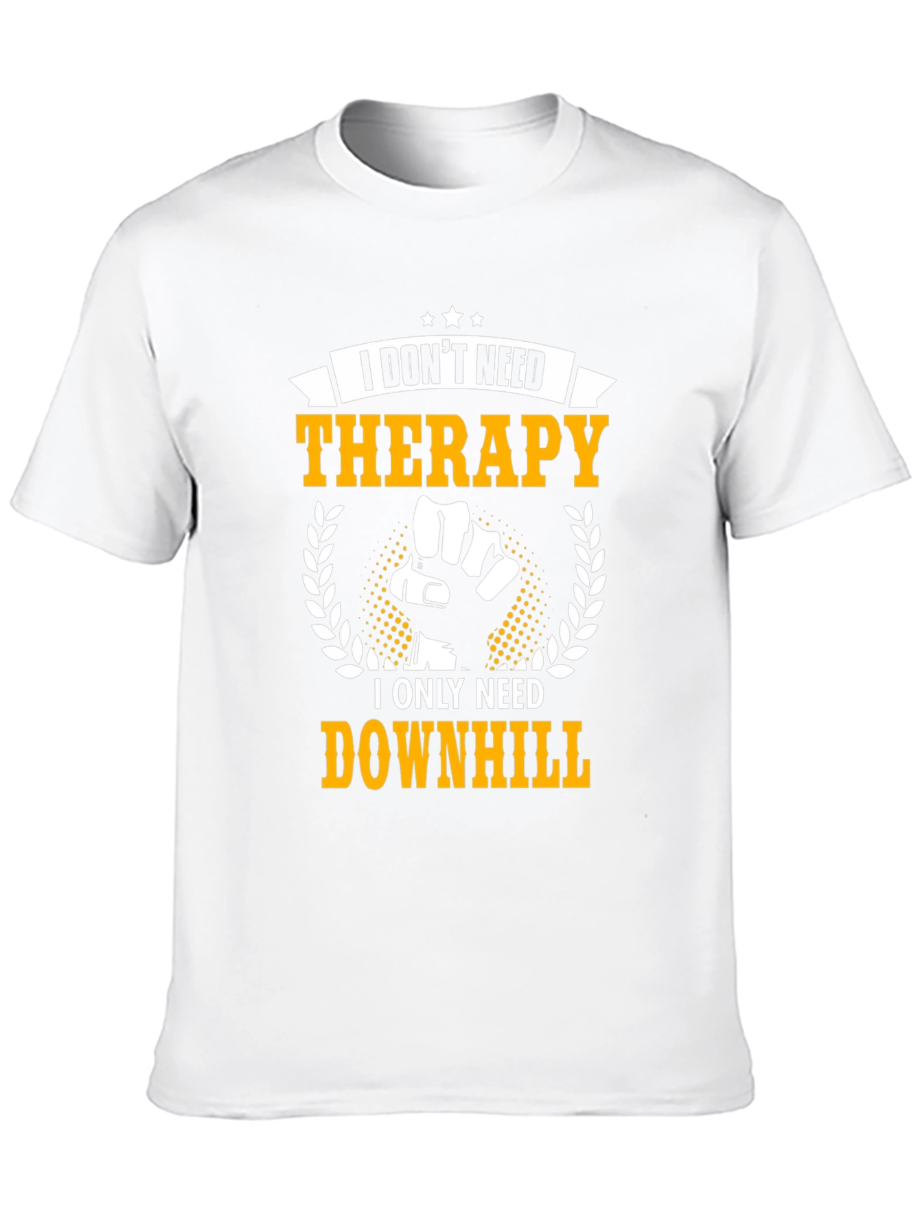 Downhill Therapy Graphic Tee - Black