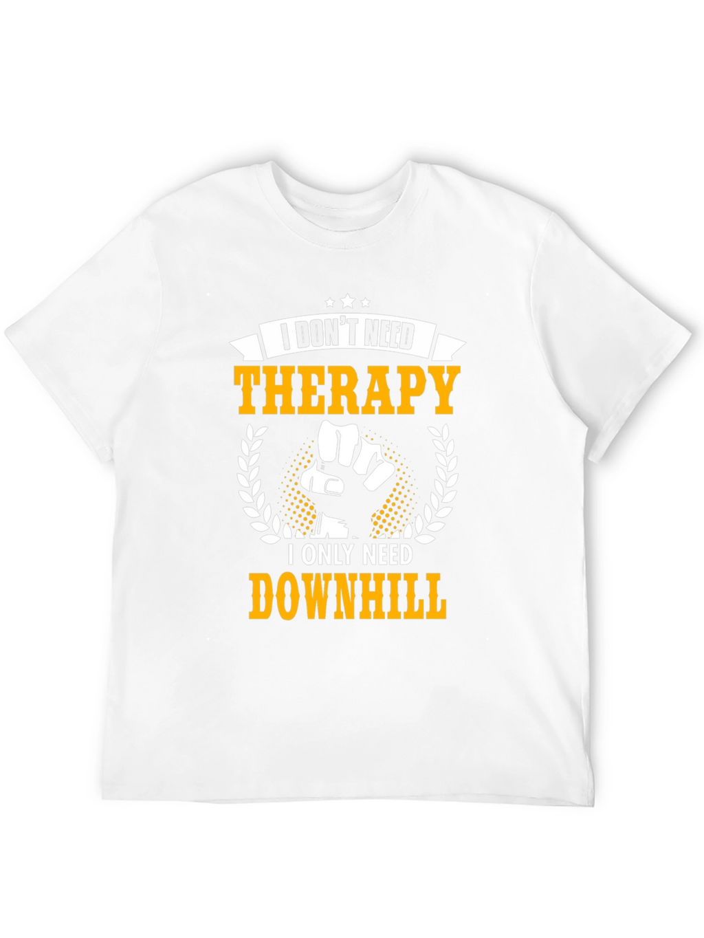 Downhill Therapy Graphic Tee - Black