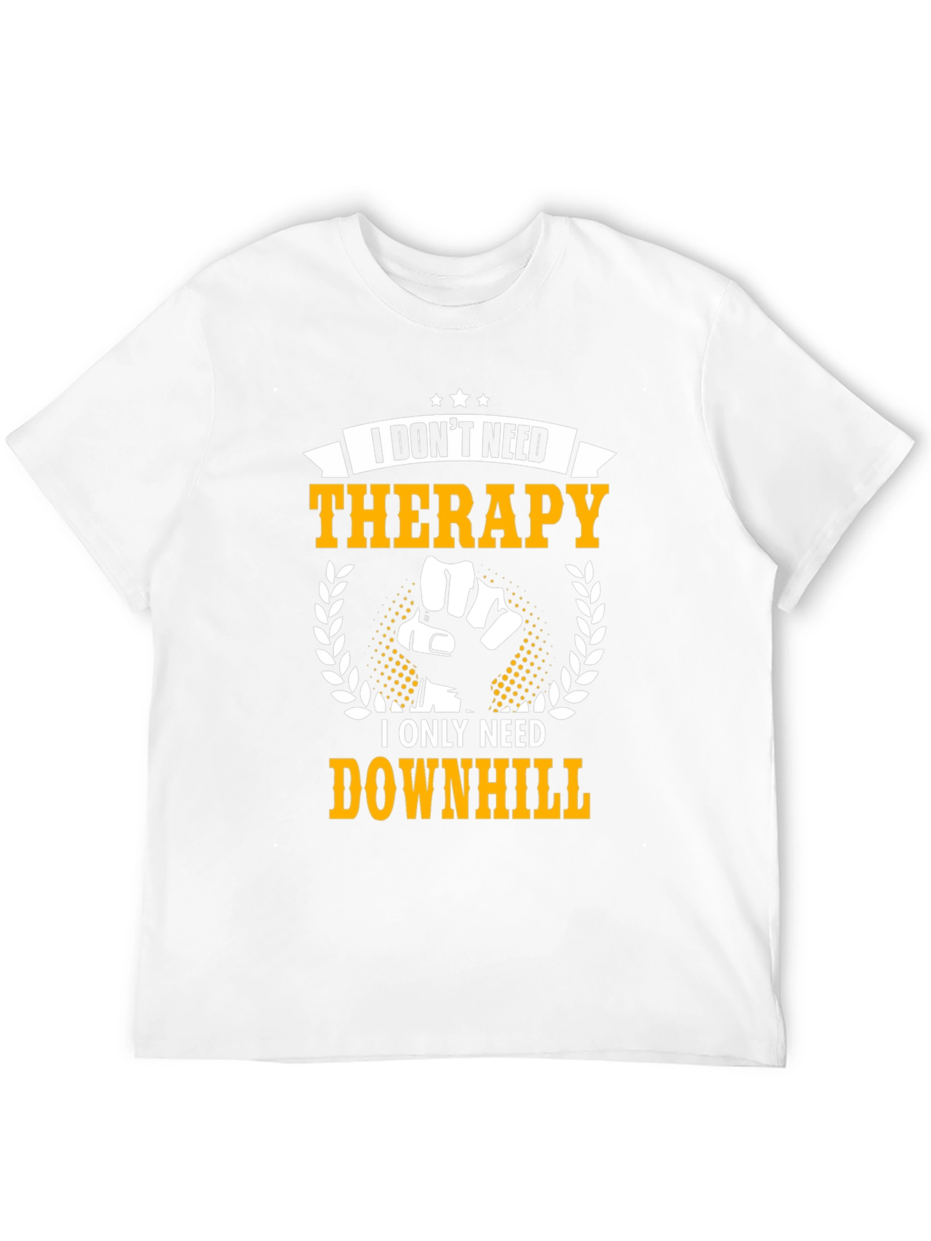 Downhill Therapy Graphic Tee - Black