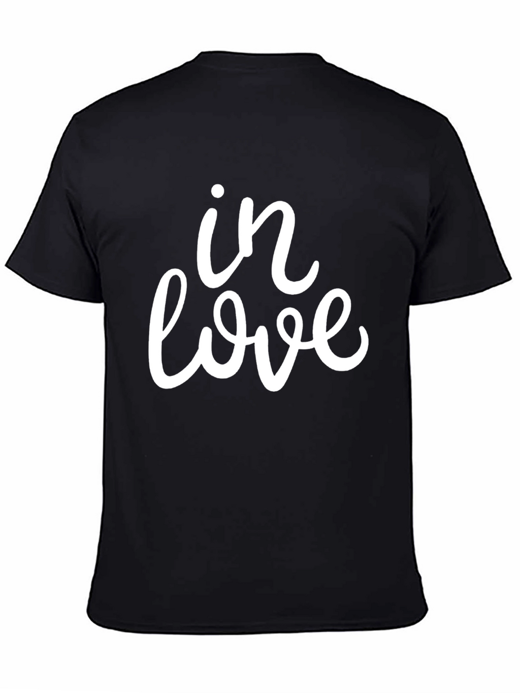 In Love Graphic Tee - Black Casual T-Shirt