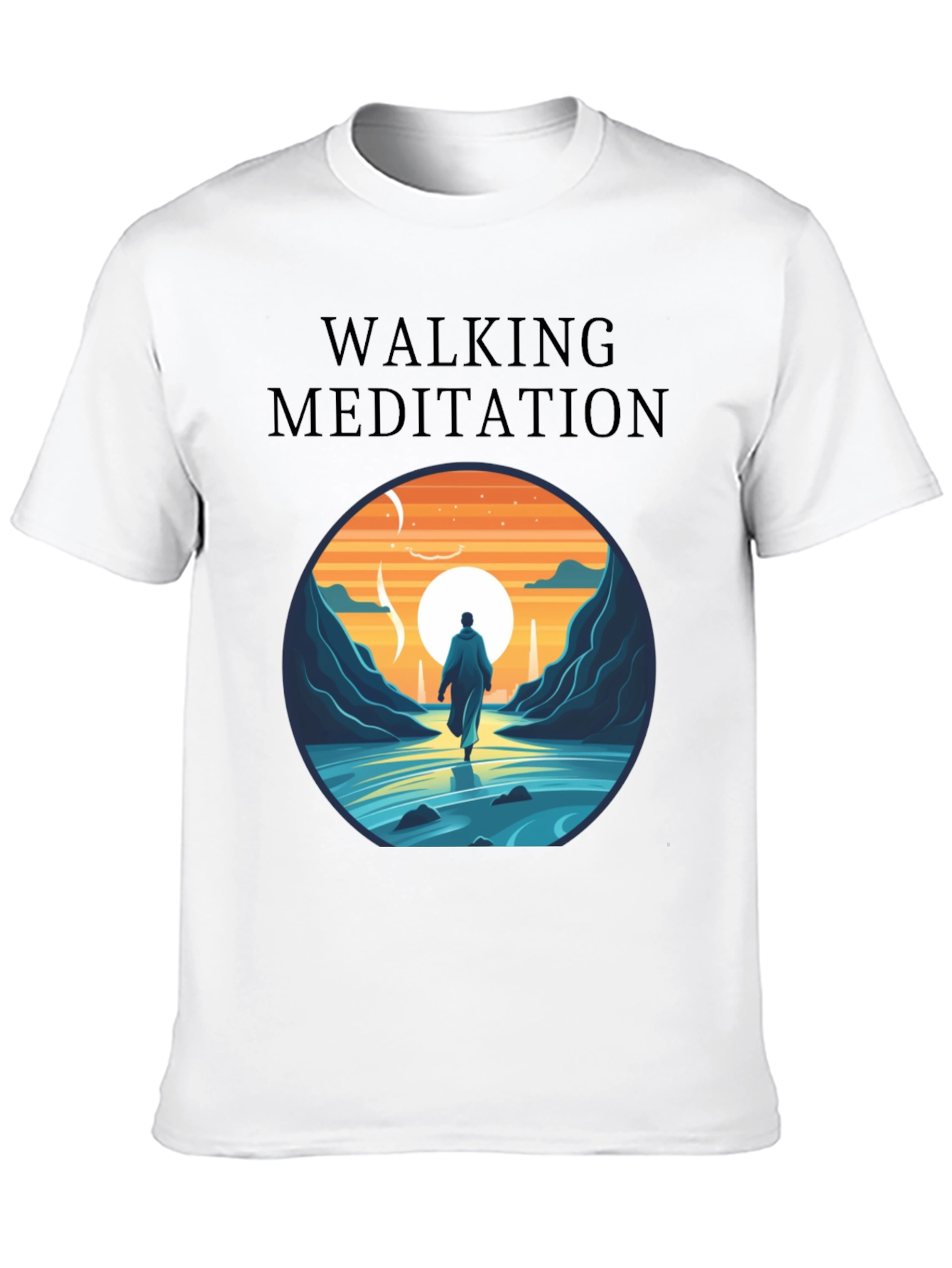 Walking Meditation Graphic Tee