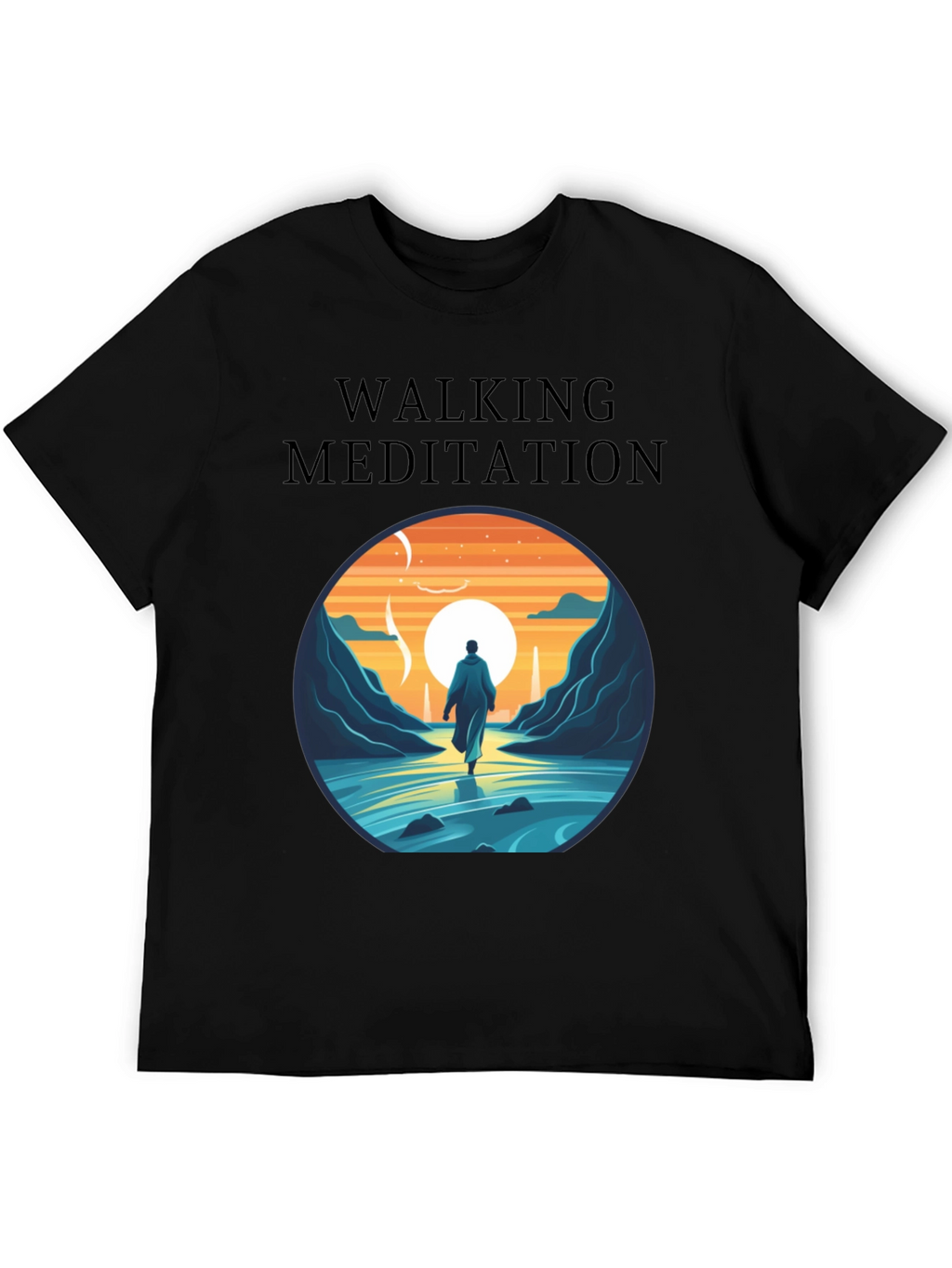 Walking Meditation Graphic Tee