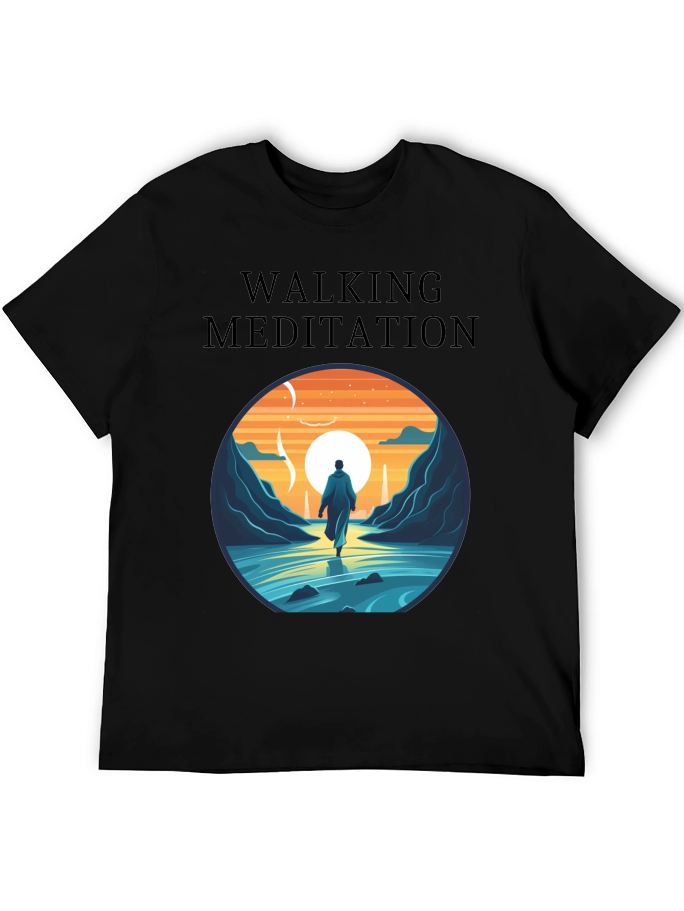 Walking Meditation Graphic Tee