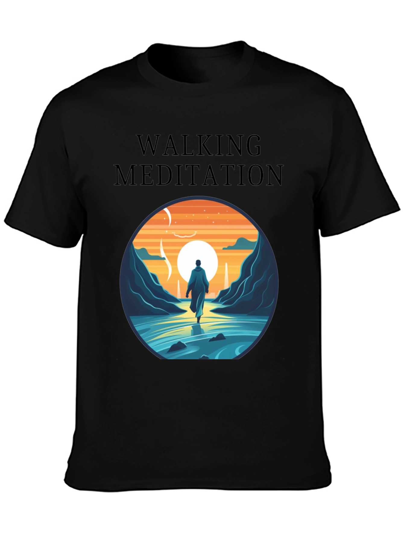 Walking Meditation Graphic Tee