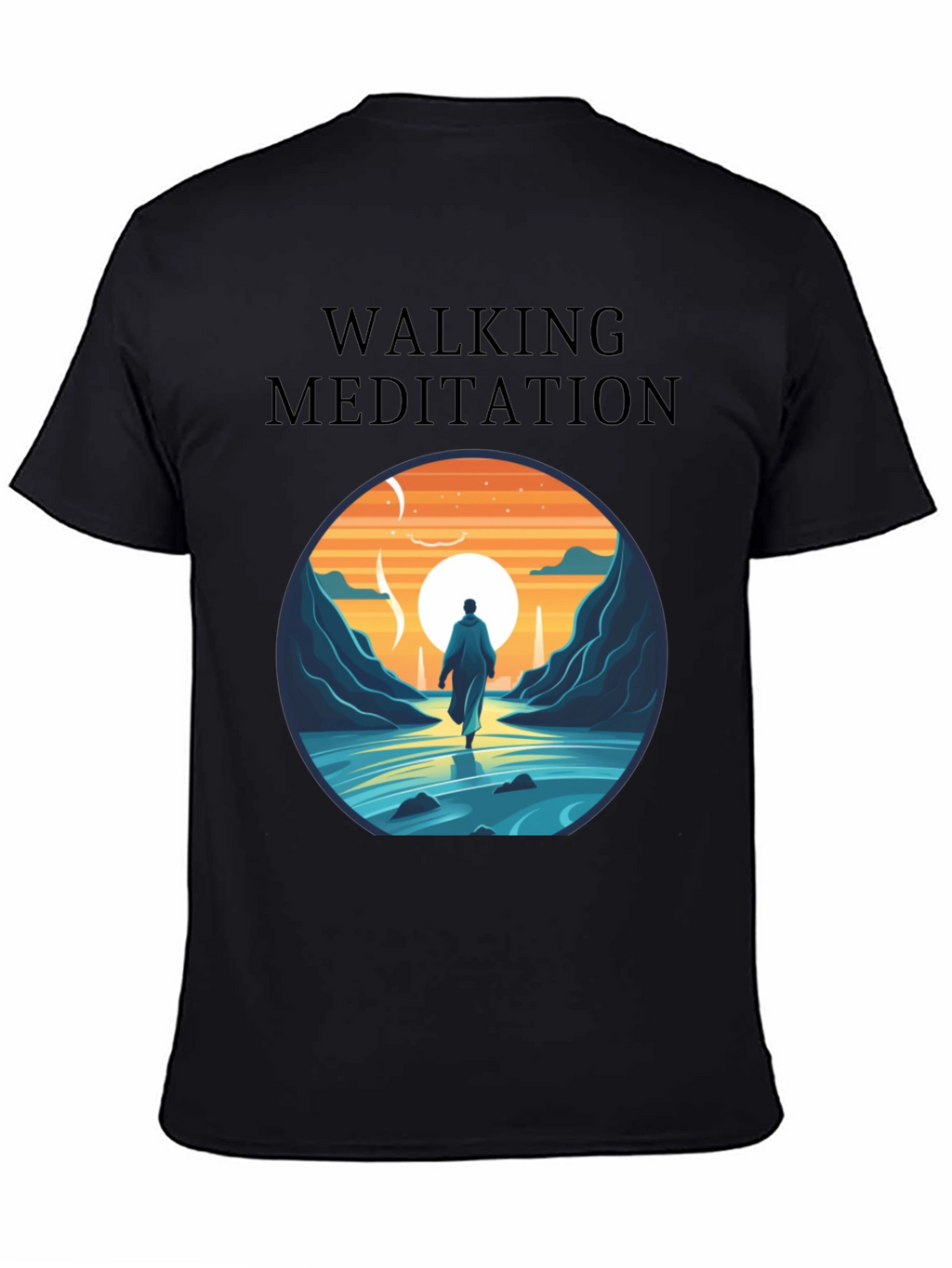 Walking Meditation Graphic Tee